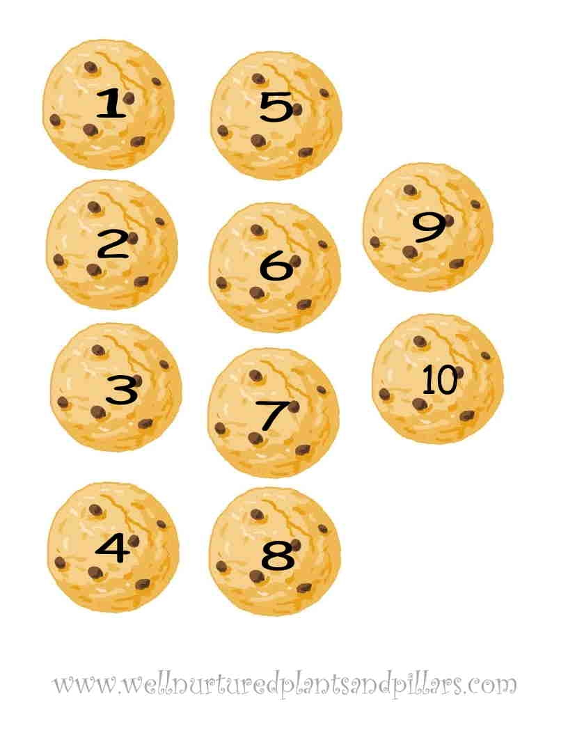 cookie printable template
