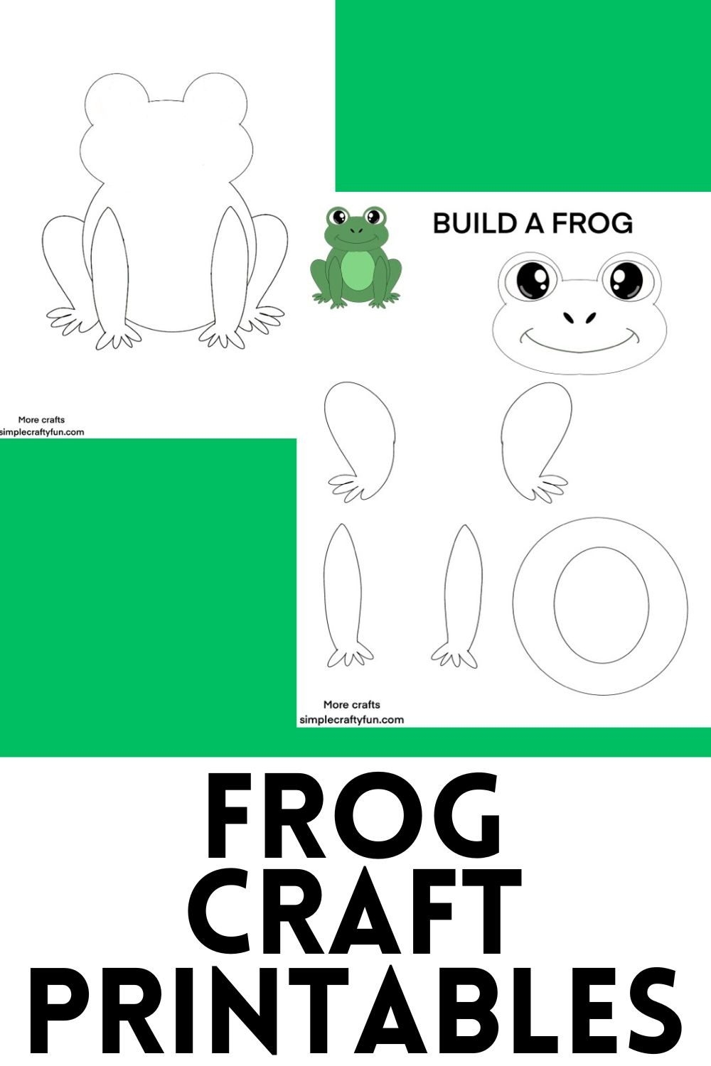 frog template printable