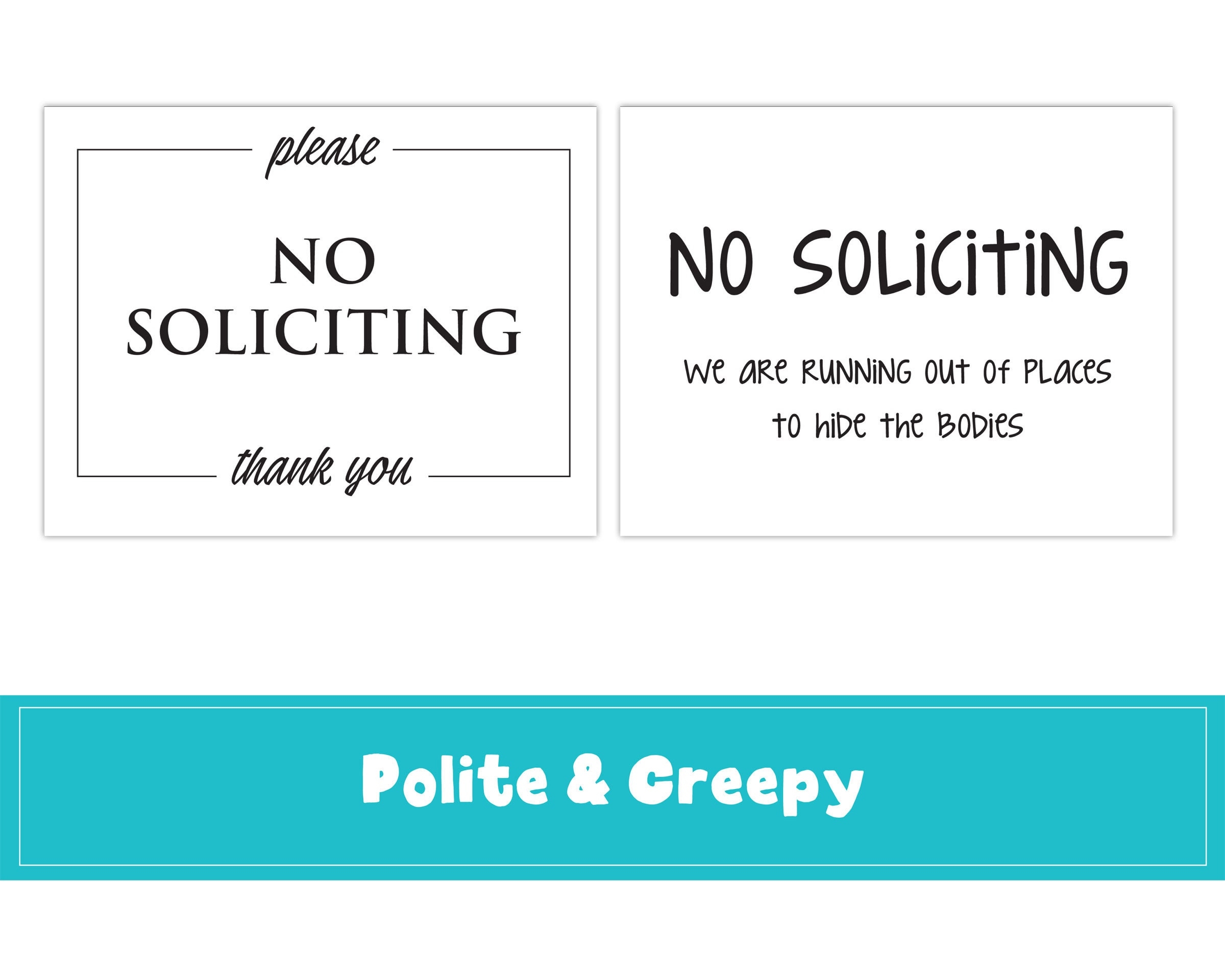 no soliciting sign printable