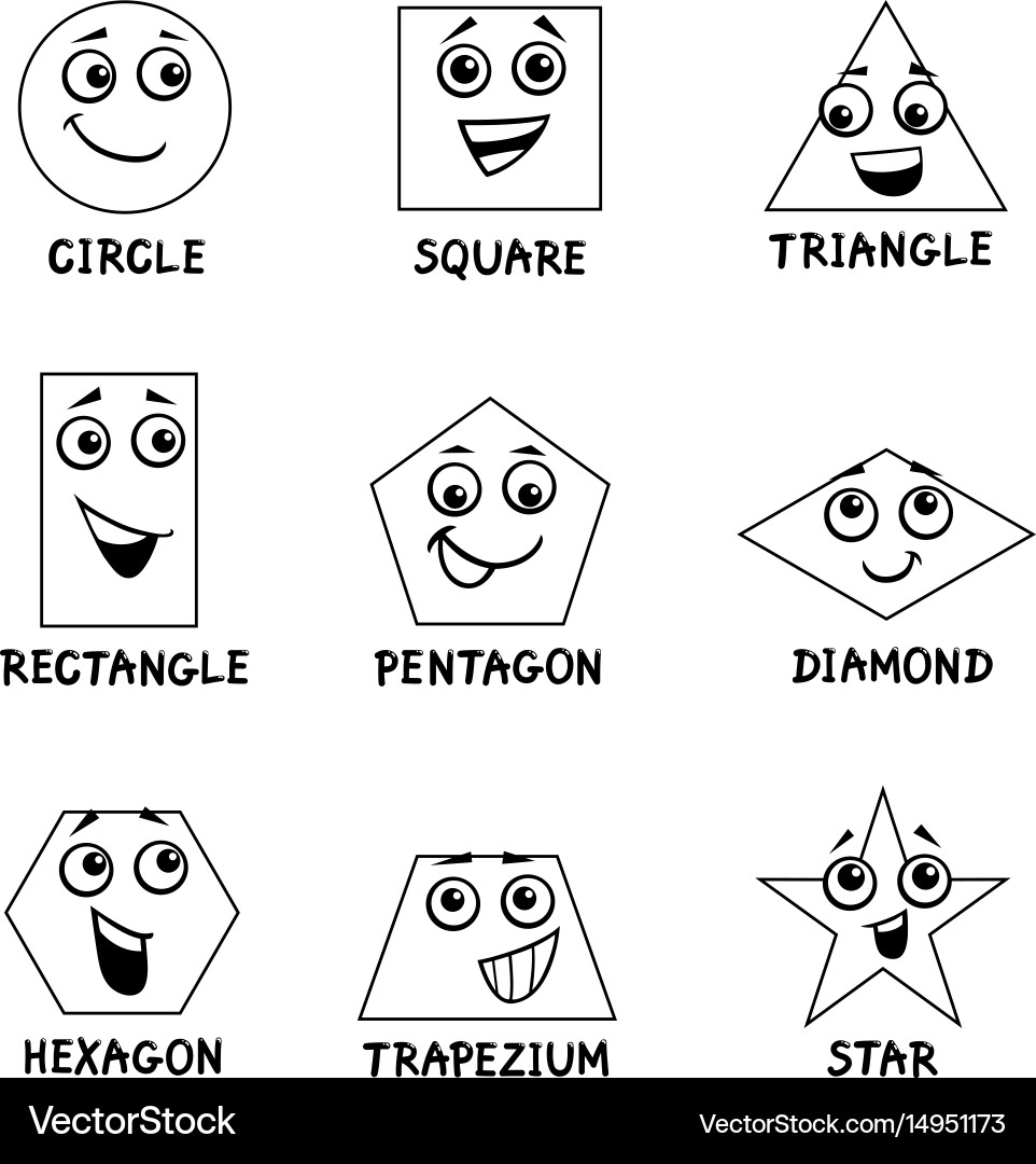 colouring pictures of shapes