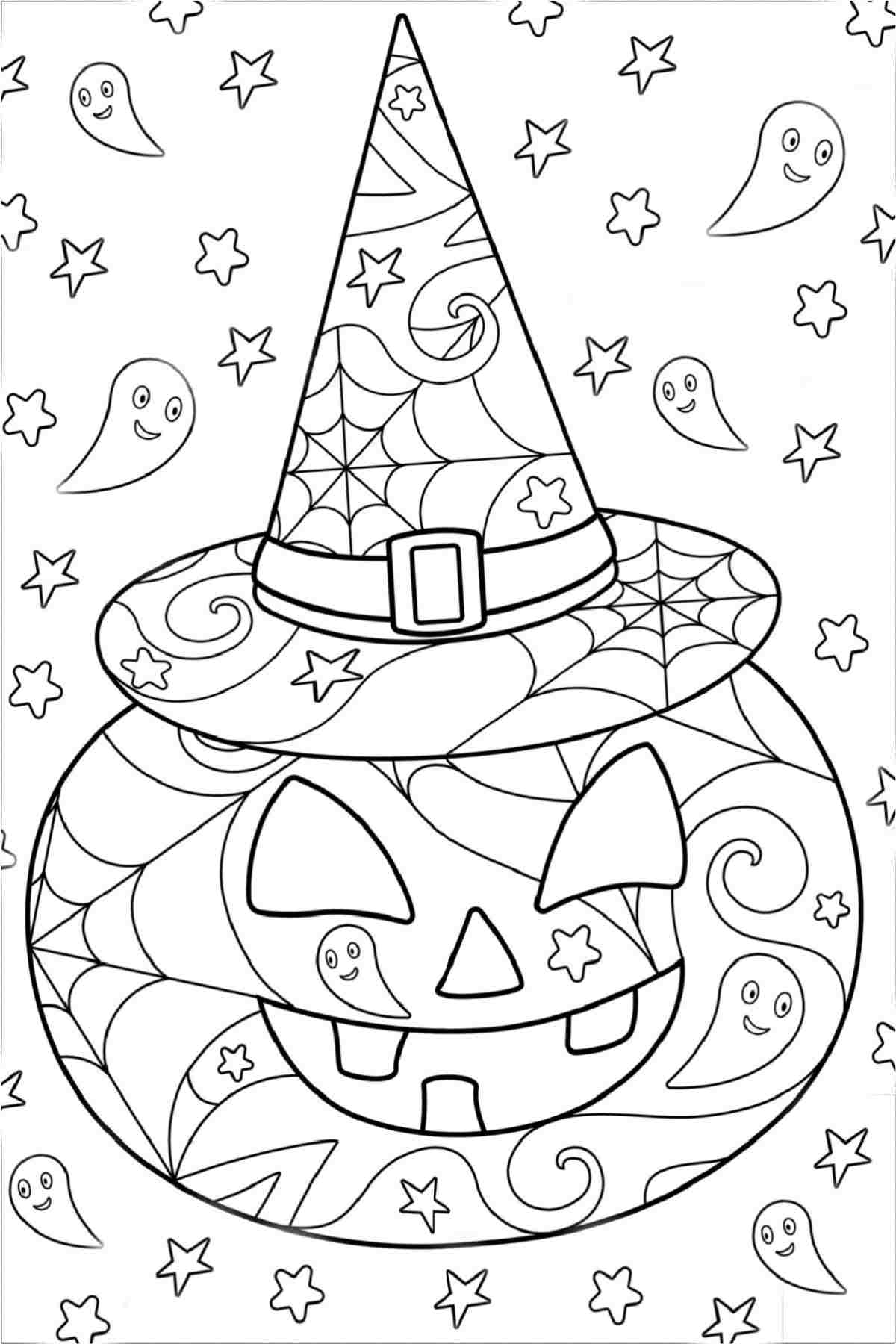 free printable coloring sheets halloween