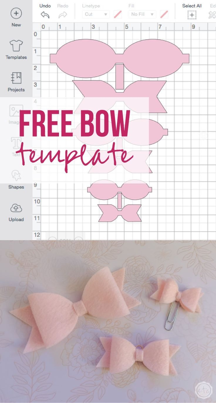free bow template printable pdf
