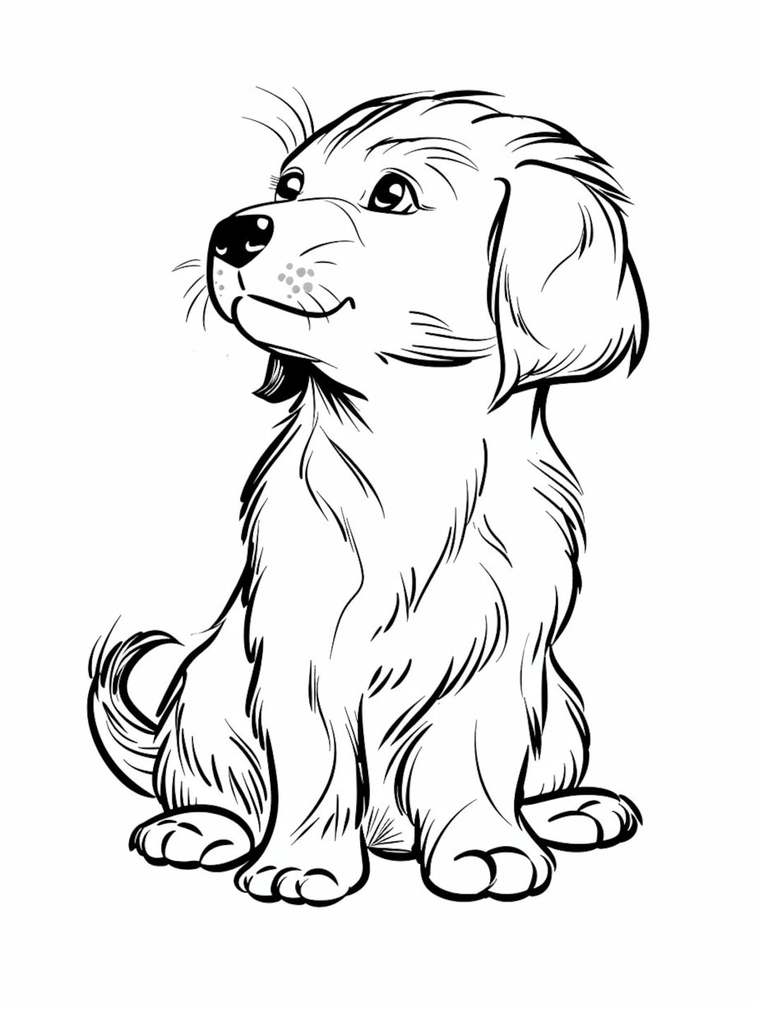 puppy pictures to color