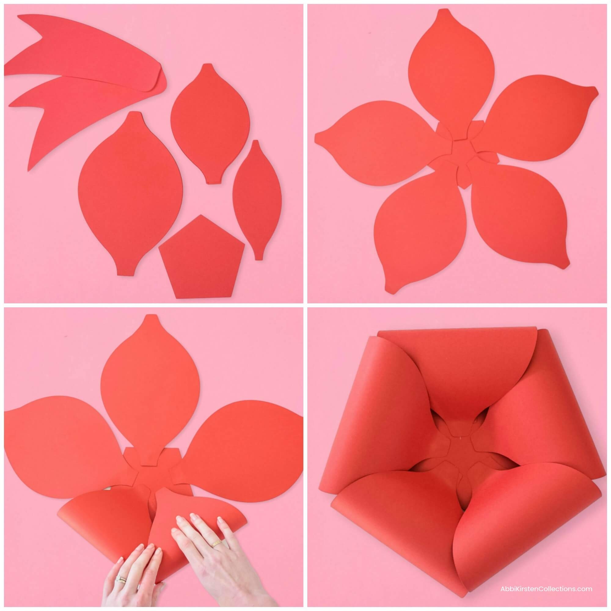 Giant Free Paper Christmas Bow Template Abbi Kirsten Collections