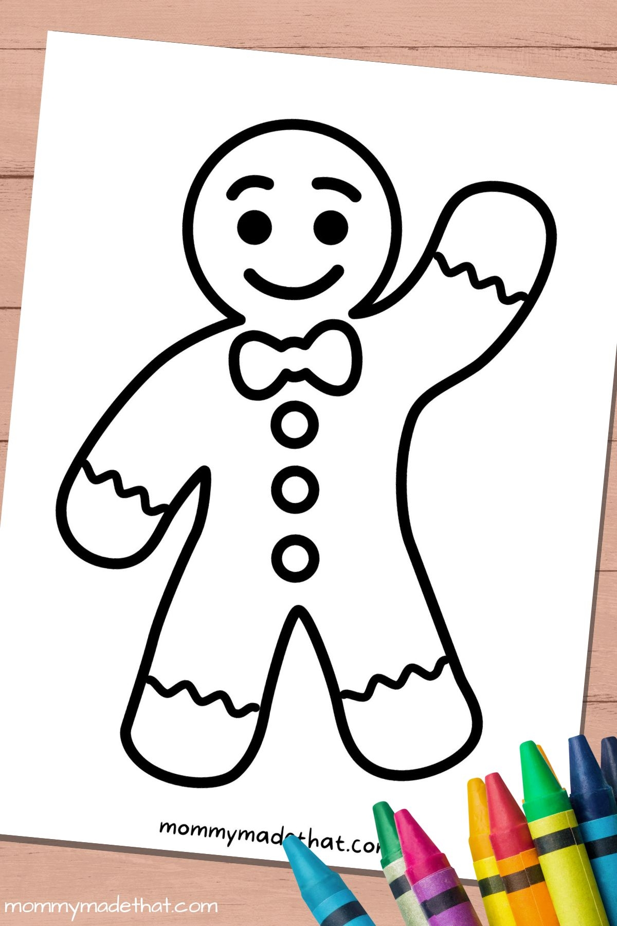gingerbread man printable template
