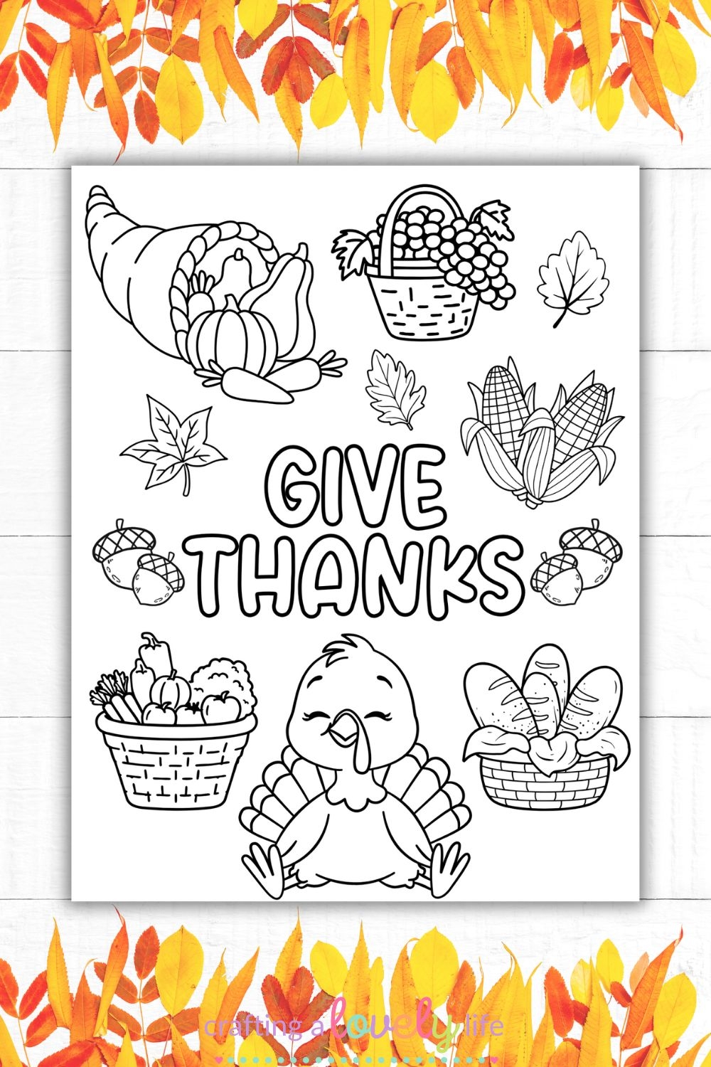 free printable thanksgiving coloring