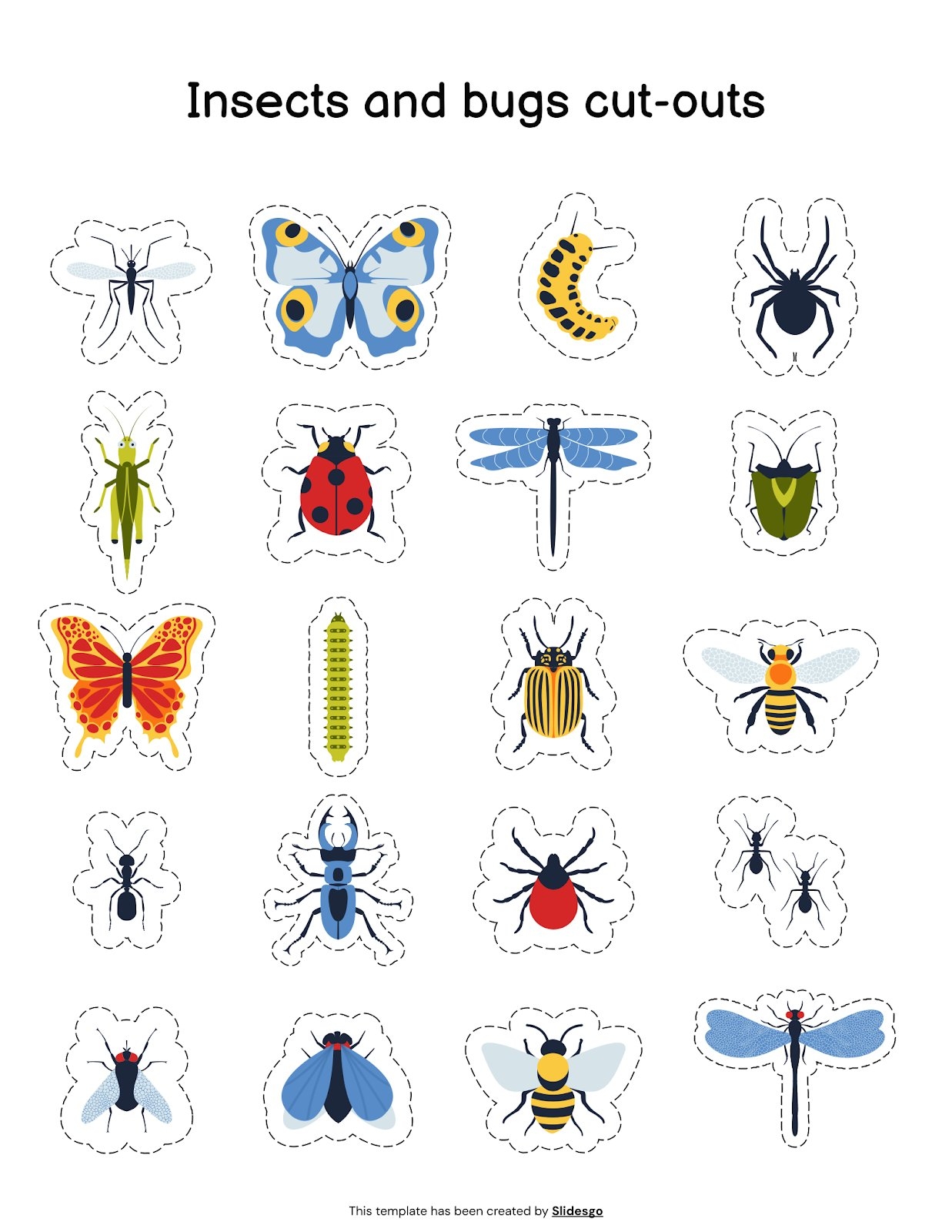Googles Slide Themes And PowerPoint Templates About Insects