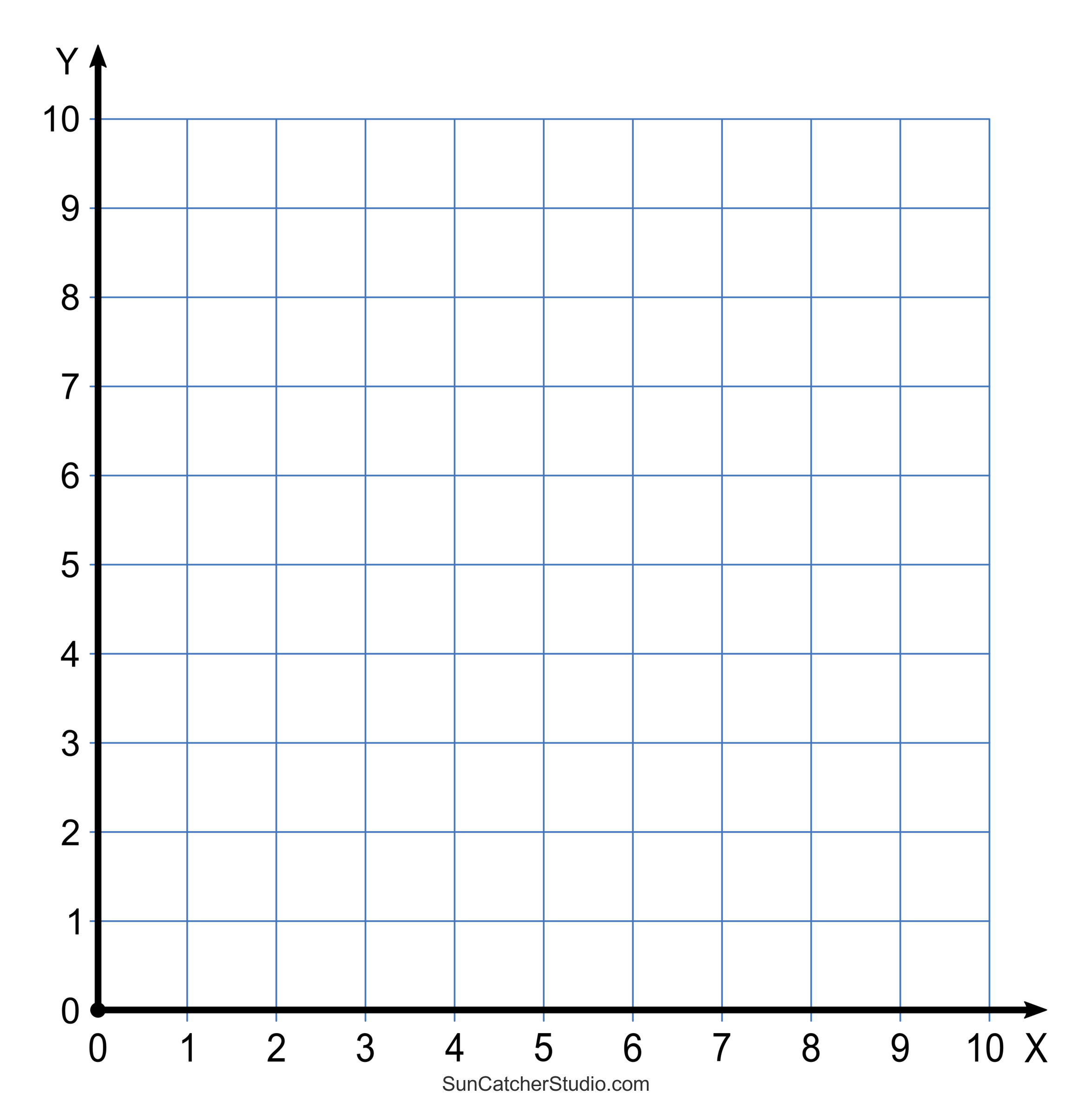 Grid Paper Printable 4 Quadrant Coordinate Graph Paper Templates Free Printables Lettering SVG Files Tools Apps