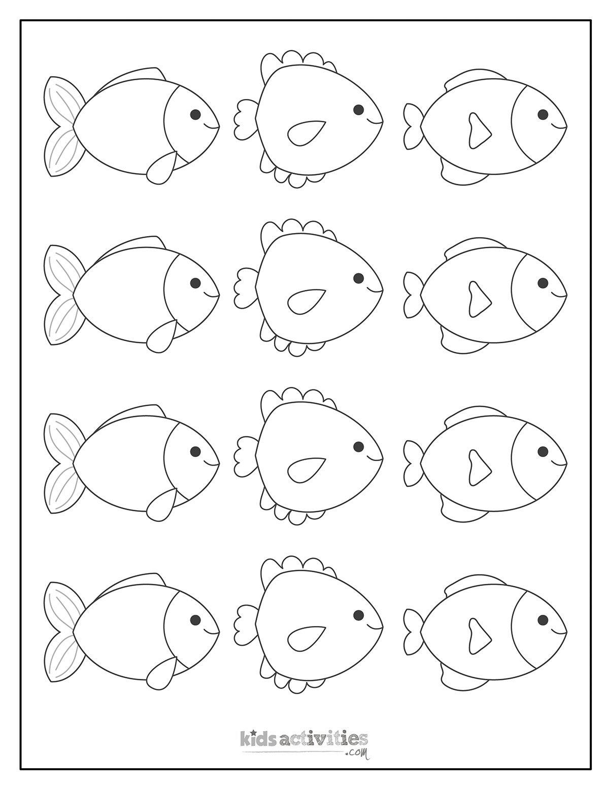 Gulp Gulp Free Fish Template To Print Kids Activities Blog