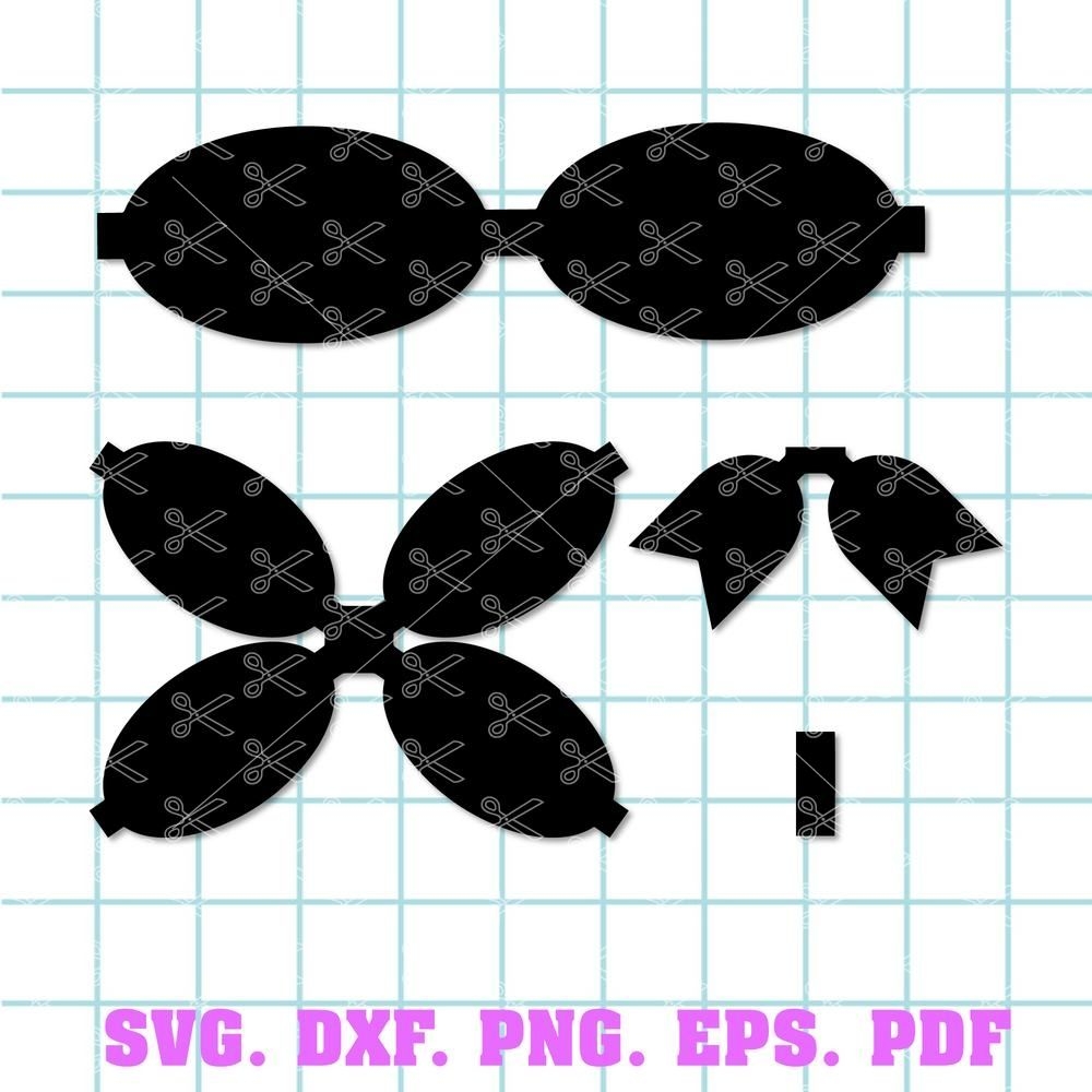 printable hair bow template pdf
