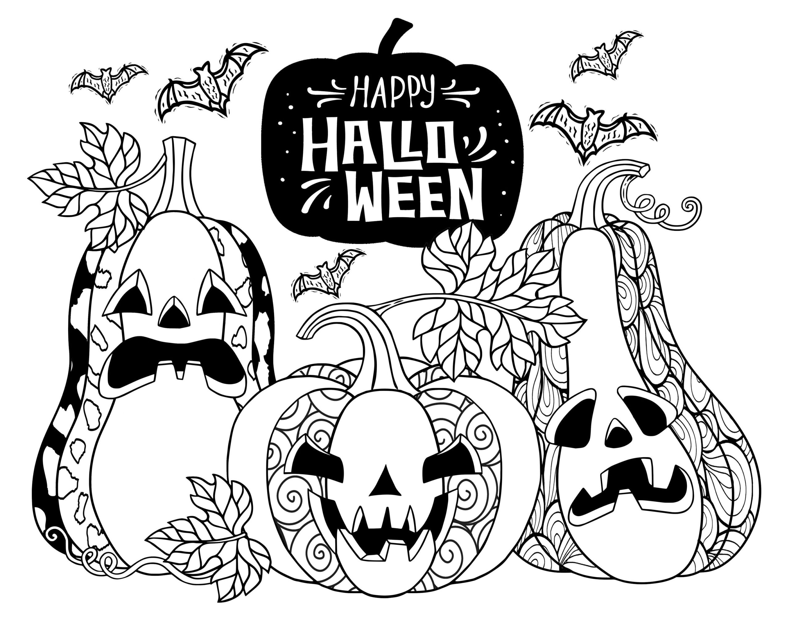 halloween coloring pages to print