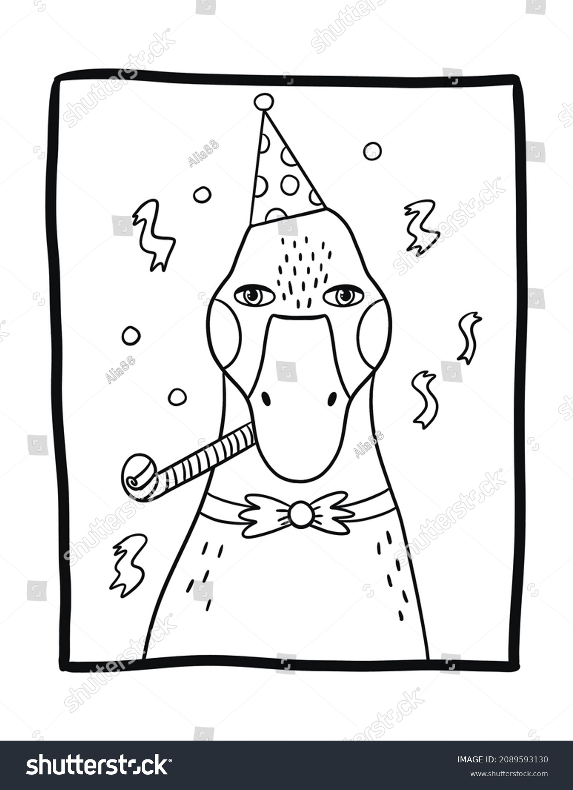 birthday coloring book pages