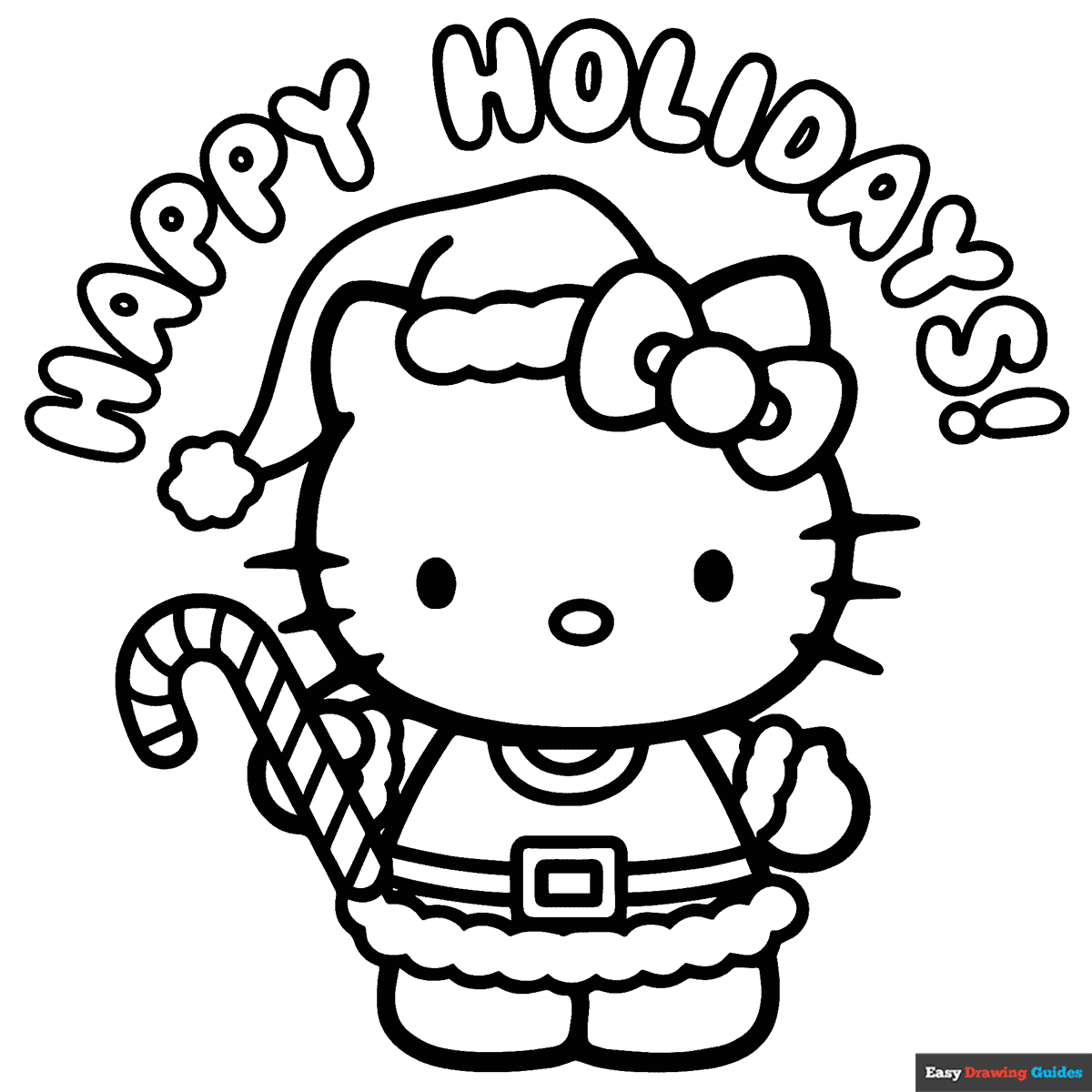 hello kitty coloring sheet