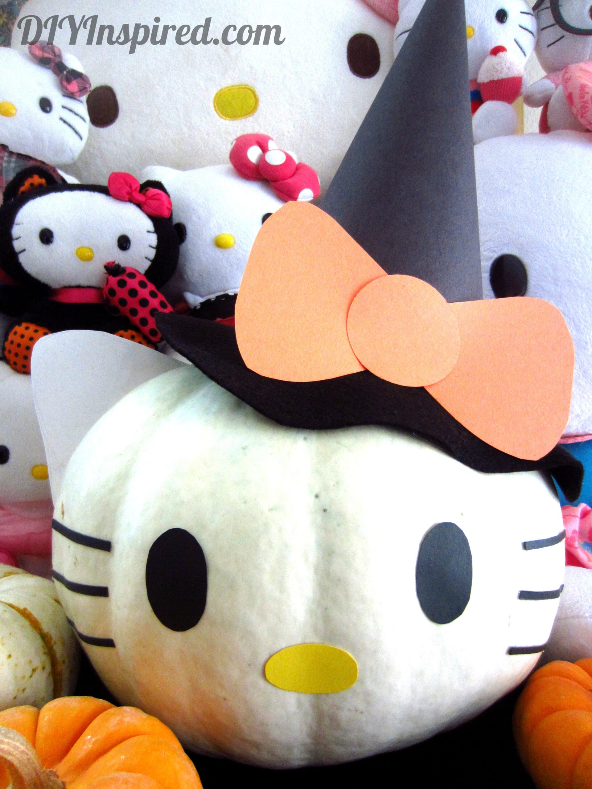 Hello Kitty Pumpkin DIY Inspired