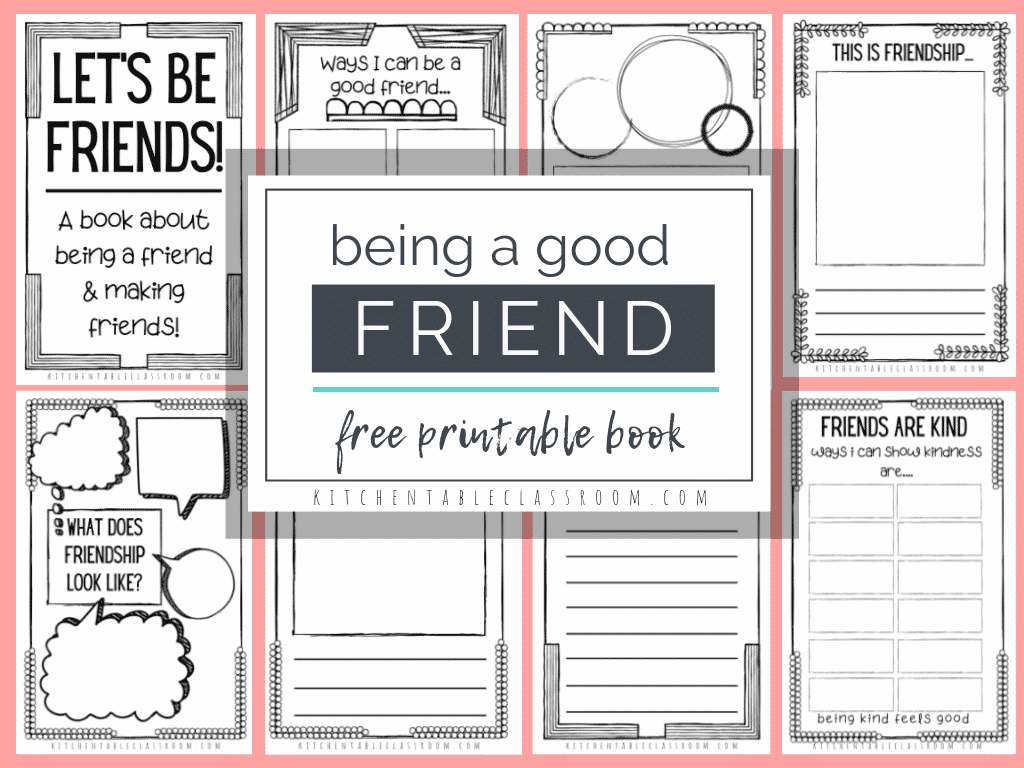 free printable friendship worksheets pdf
