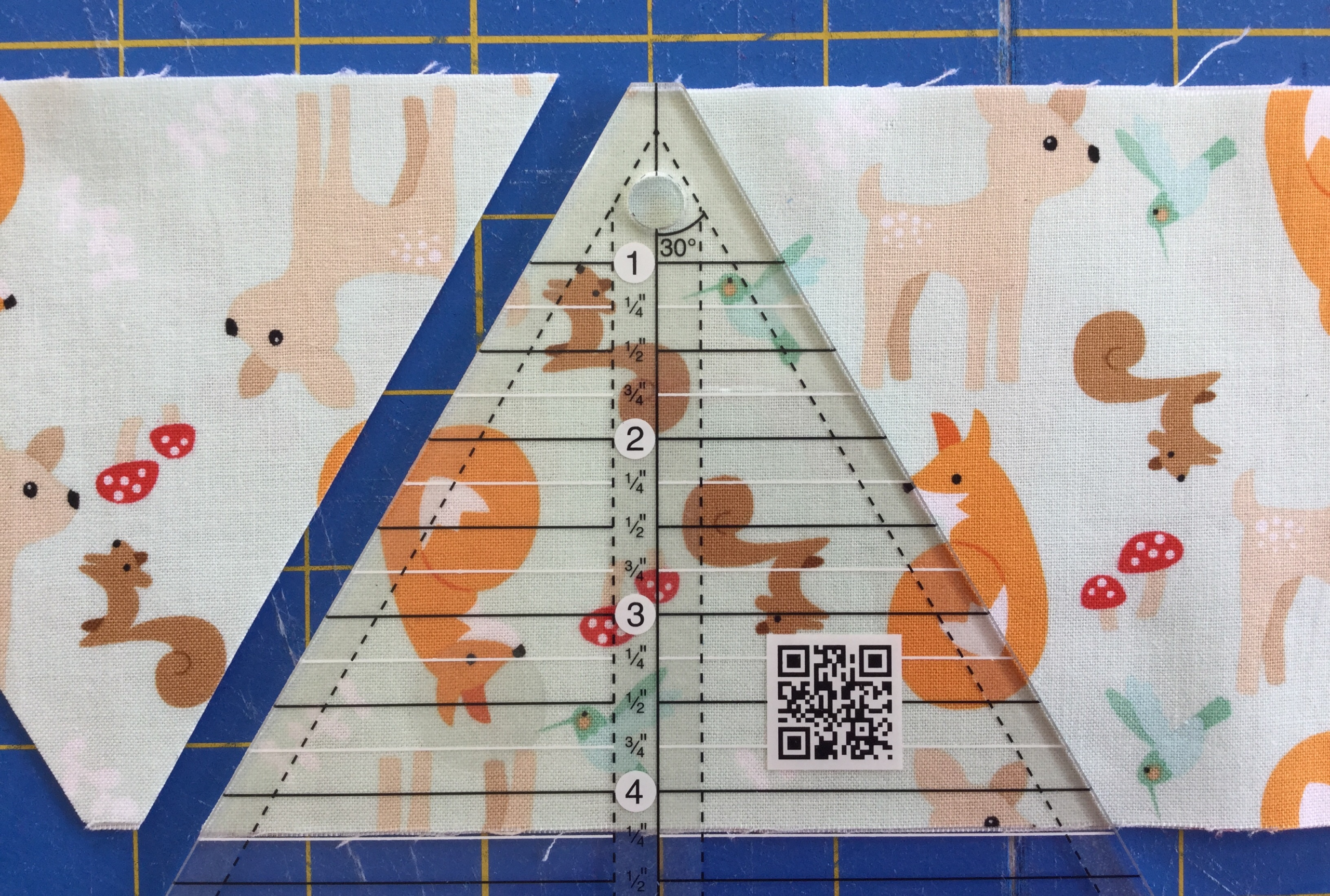 How To Cut 60 Degree Triangle Quilts With A Template SewMod