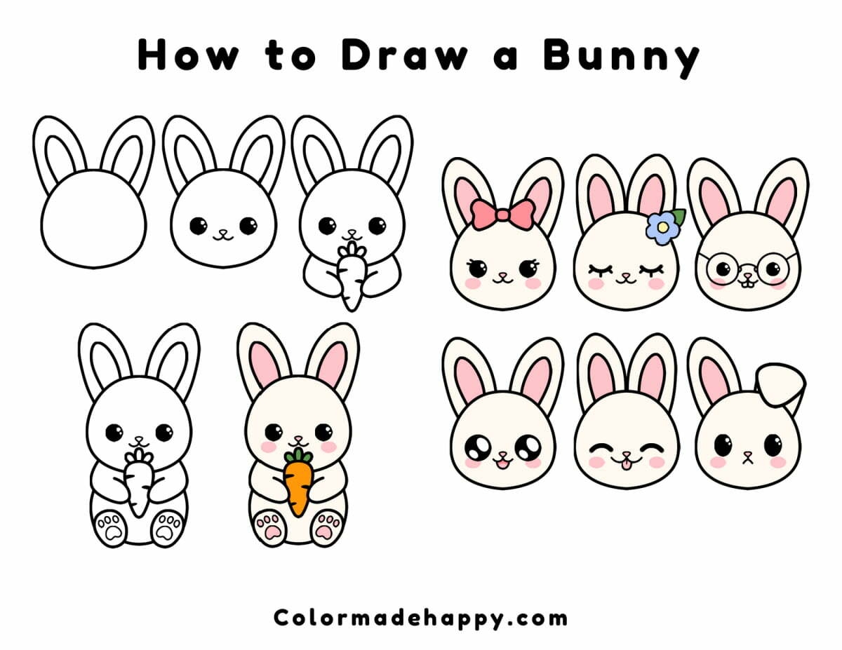 draw a simple bunny