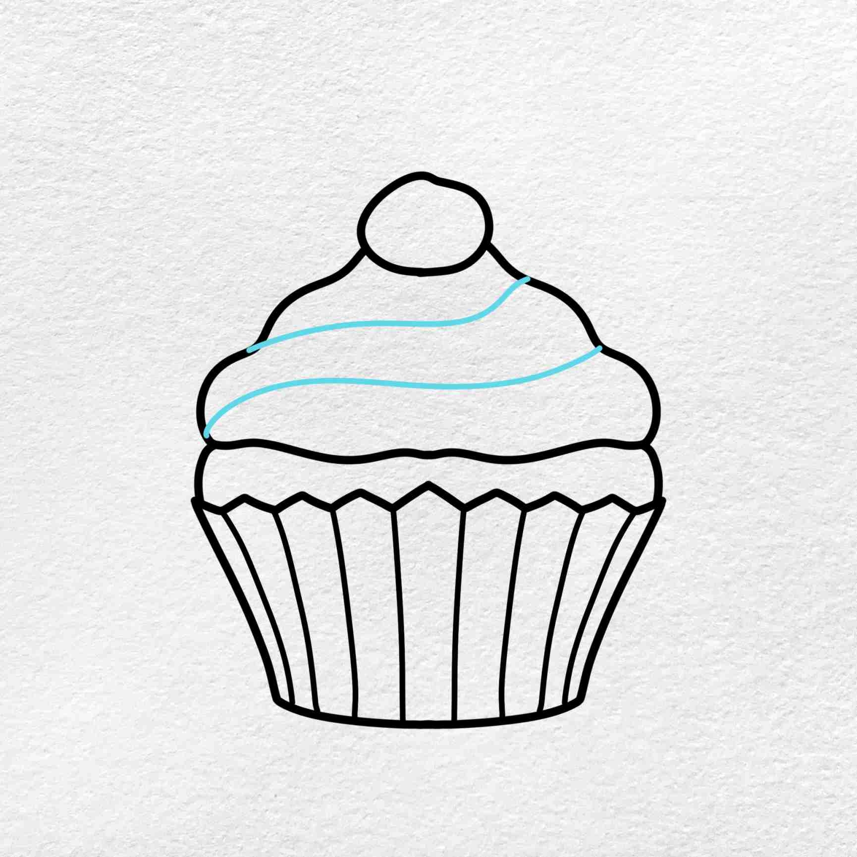 How To Draw A Cupcake HelloArtsy