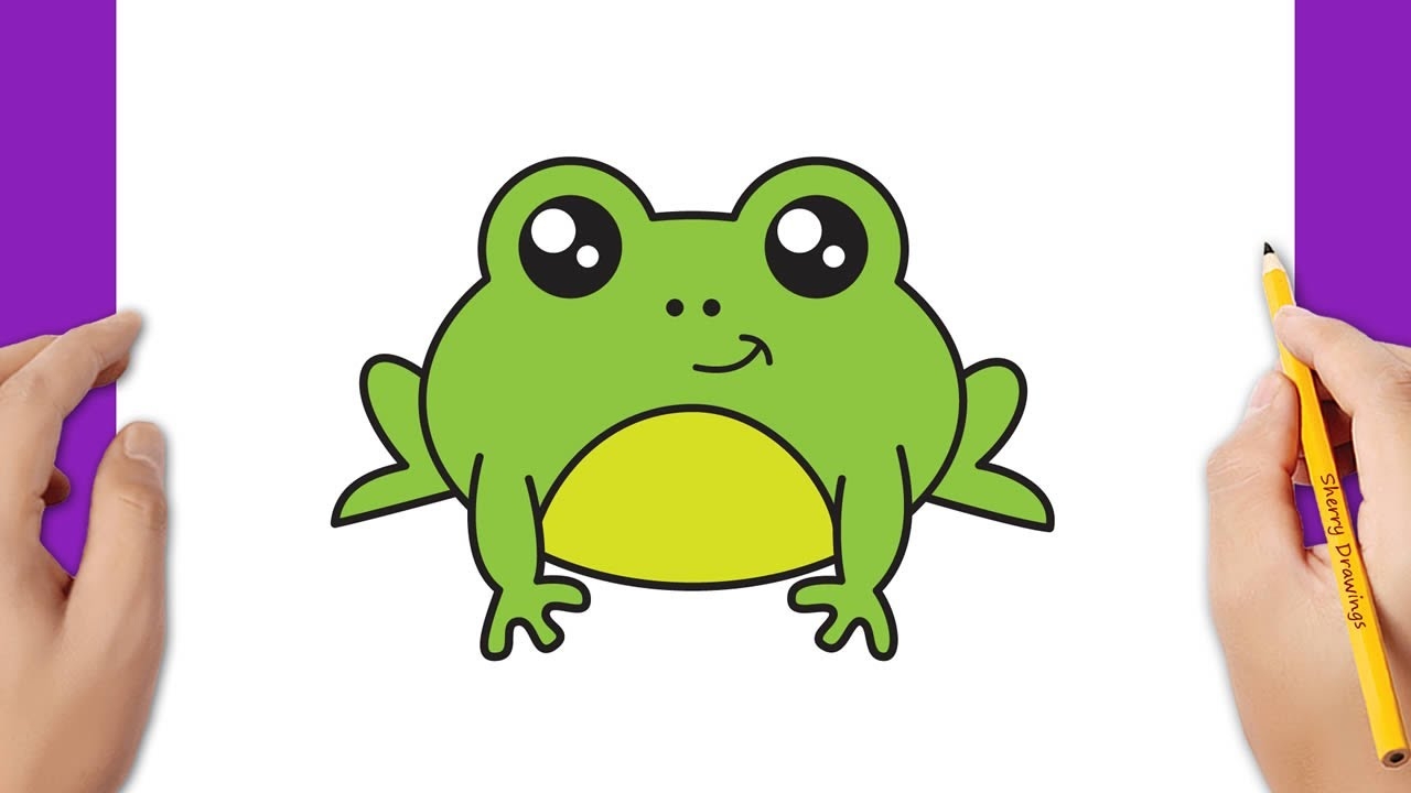 How To Draw A Frog Easy YouTube