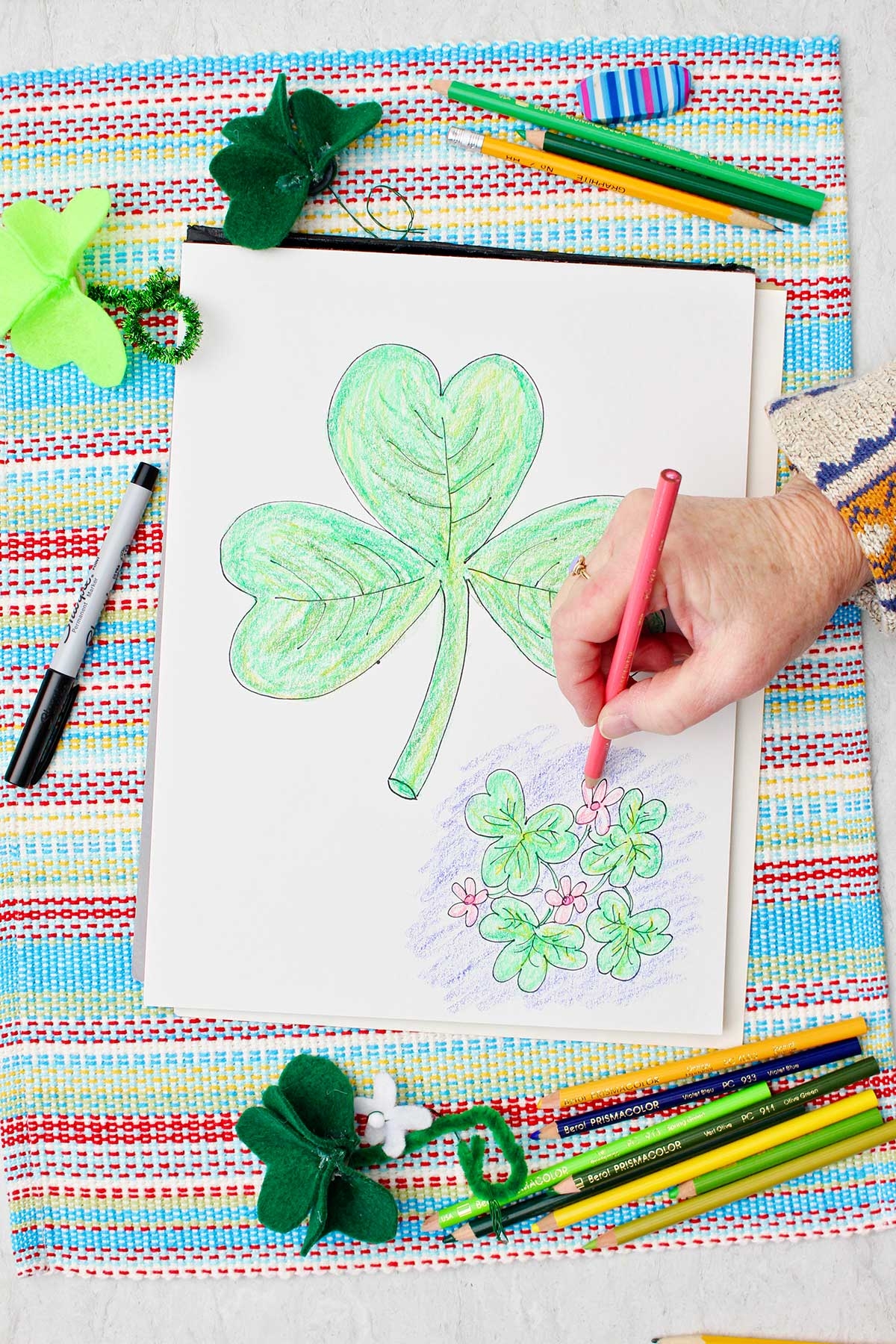 How To Draw A Shamrock For St Patrick s Day Welcome To Nana s