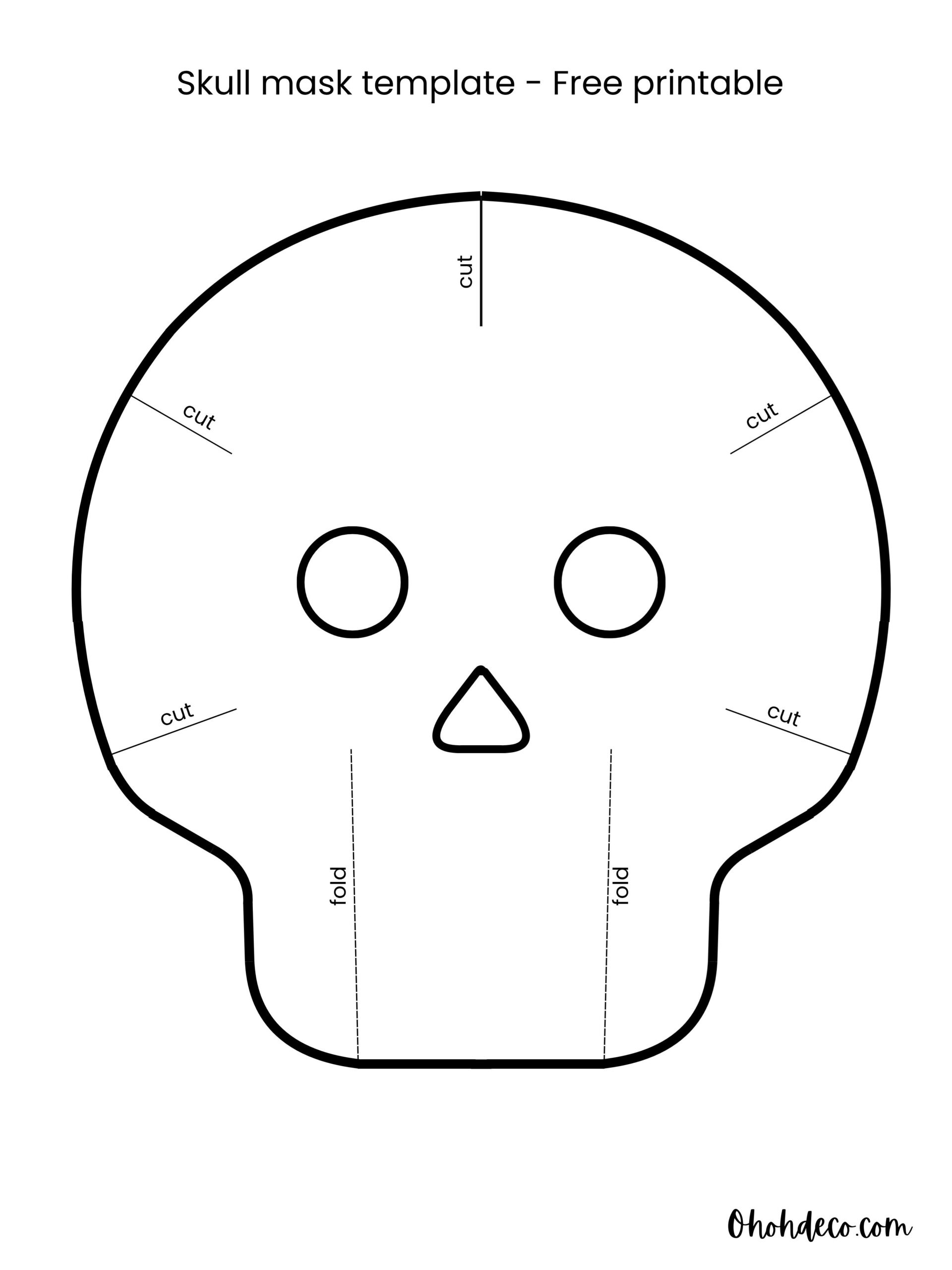 How To Make A DIY Skull Mask Como Hacer Una Mascara De Calavera