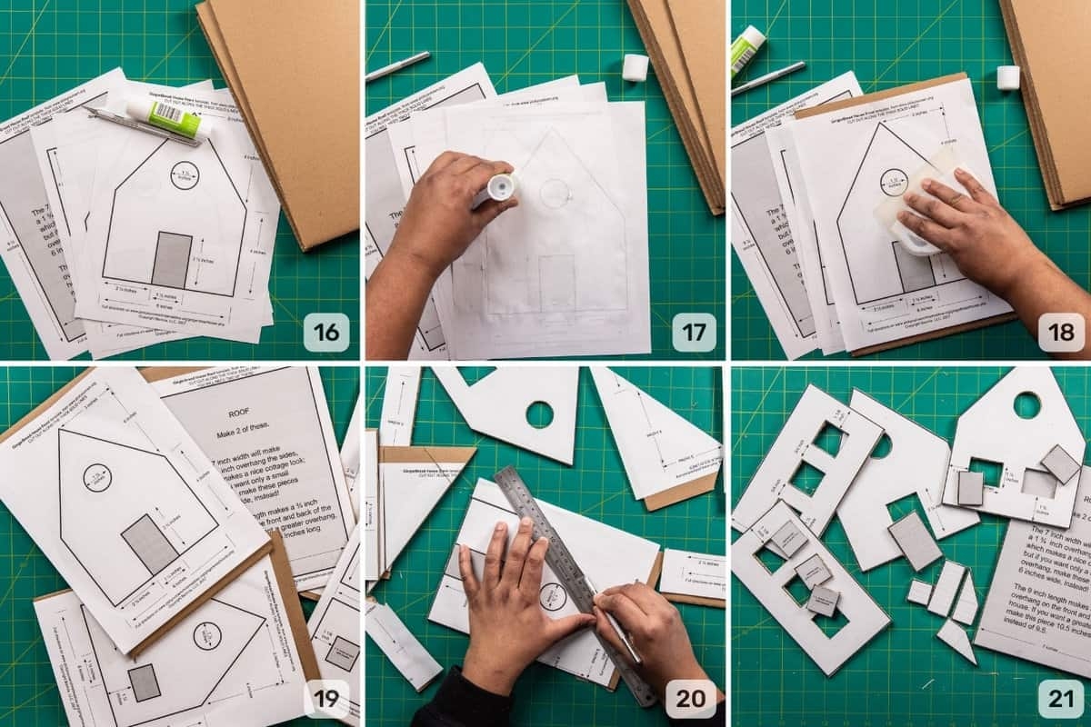 How To Make A Gingerbread House Recipe Template The Flavor Bender
