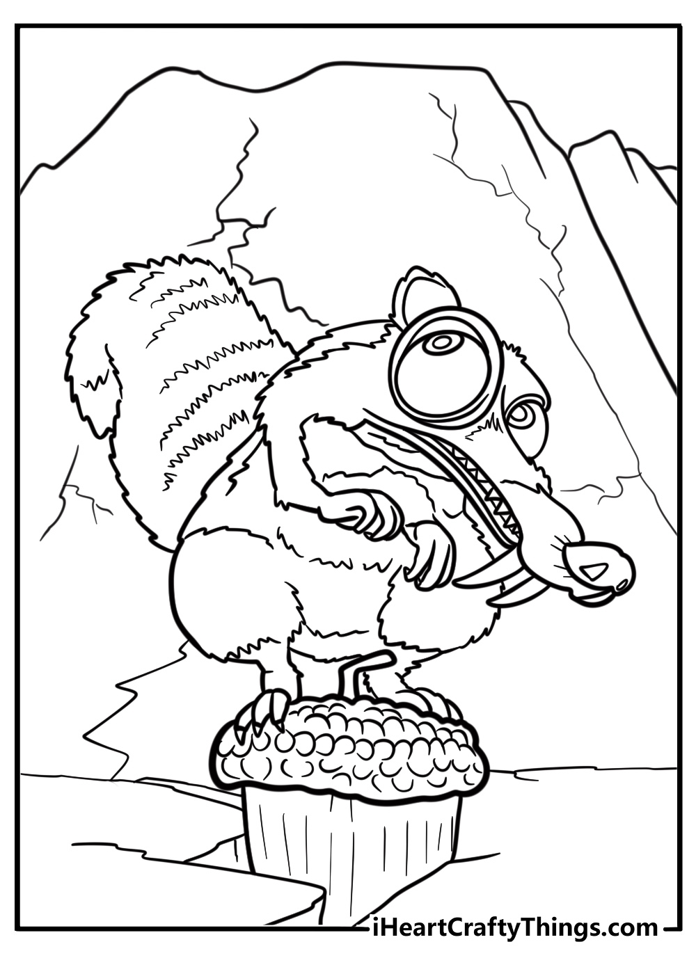 Ice Age Coloring Pages For Kids 25 Free Printables