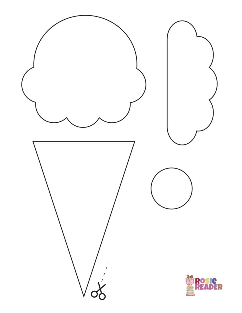 ice cream cone printable