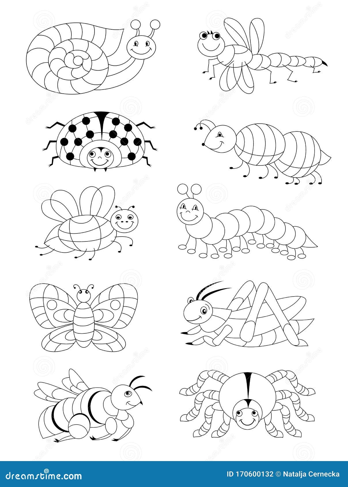 Insects Coloring Page Stock Illustrations 1 857 Insects Coloring Page Stock Illustrations Vectors Clipart Dreamstime