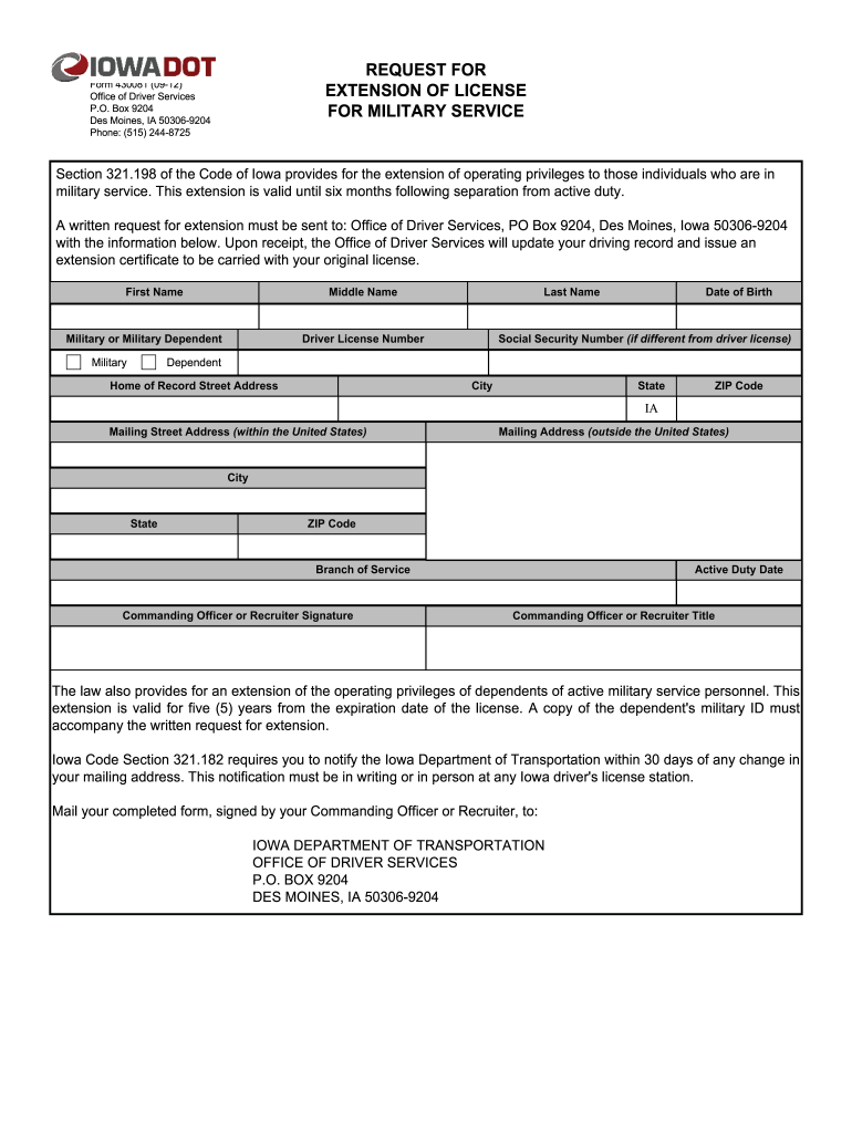 Iowa Dot Forms Fill Out Sign Online DocHub