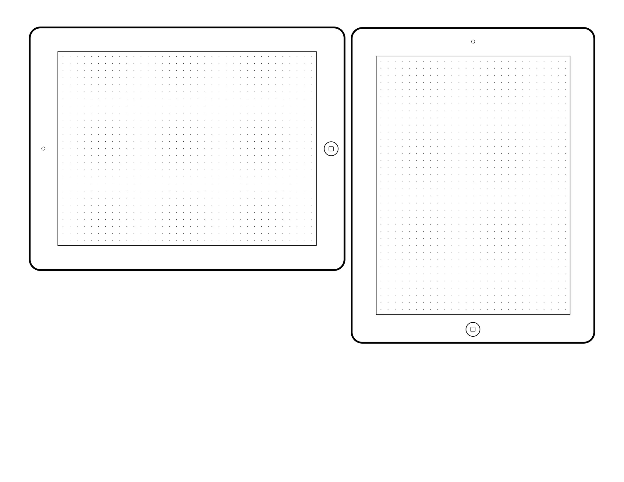 ipad template printable