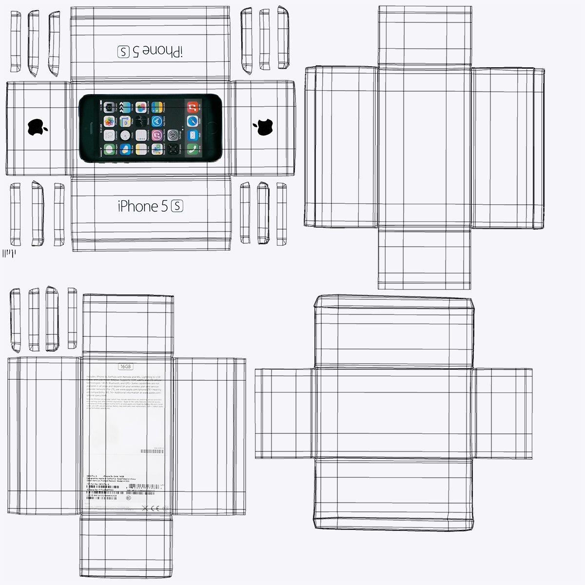 IPhone Box 3D Model 19 fbx 3ds obj max Free3D