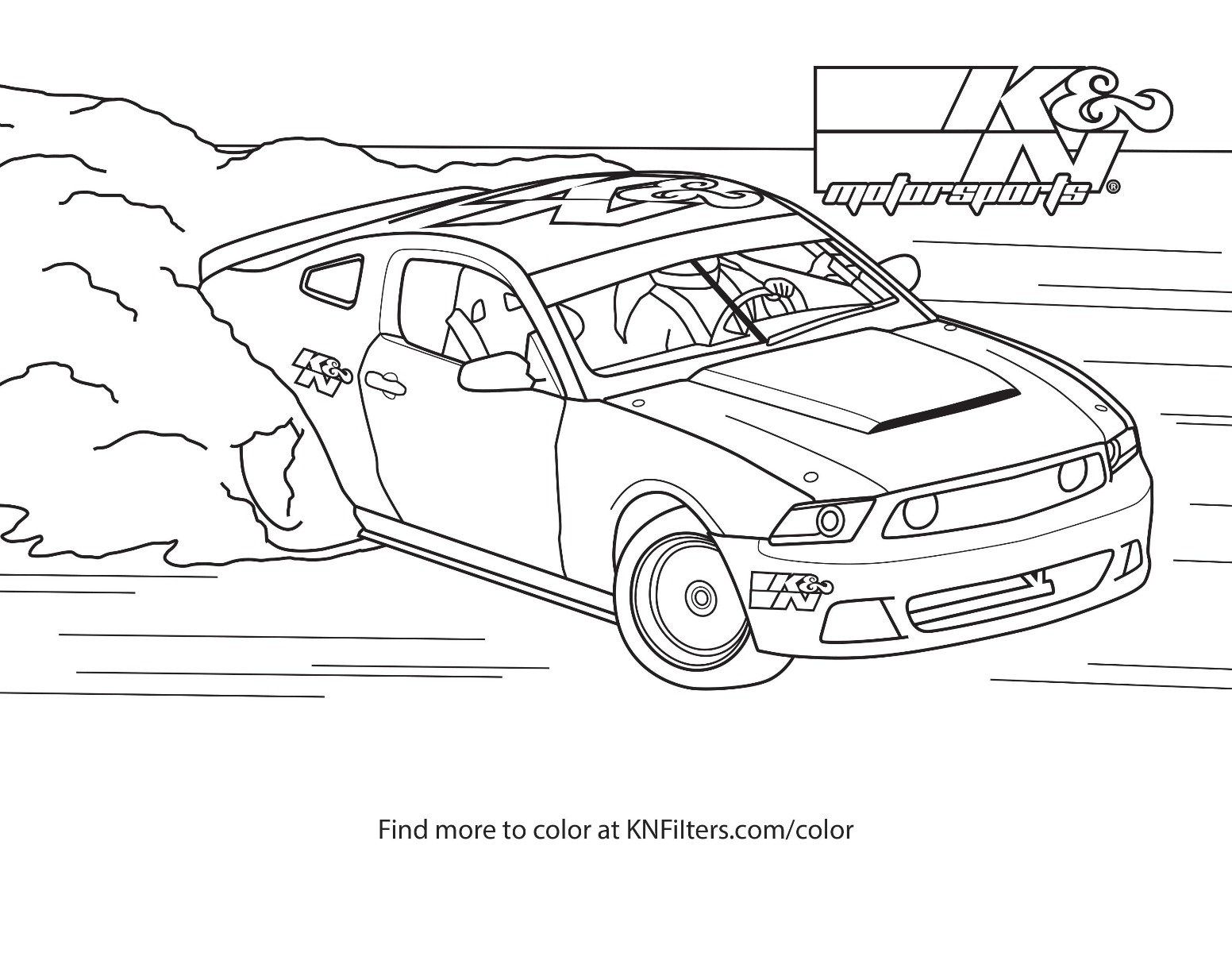 K N Printable Coloring Pages For Kids
