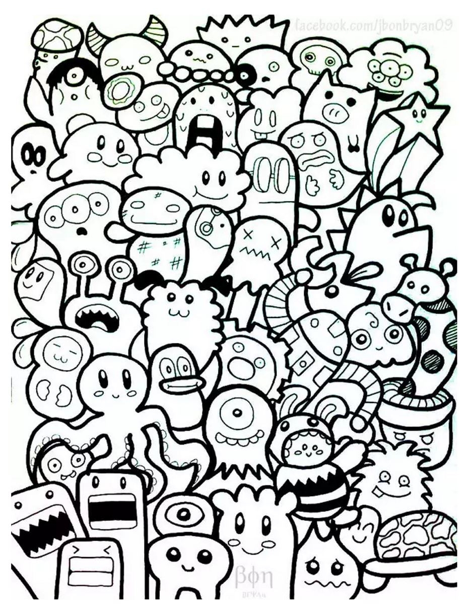 Kawaii For Kids Kawaii Coloring Pages