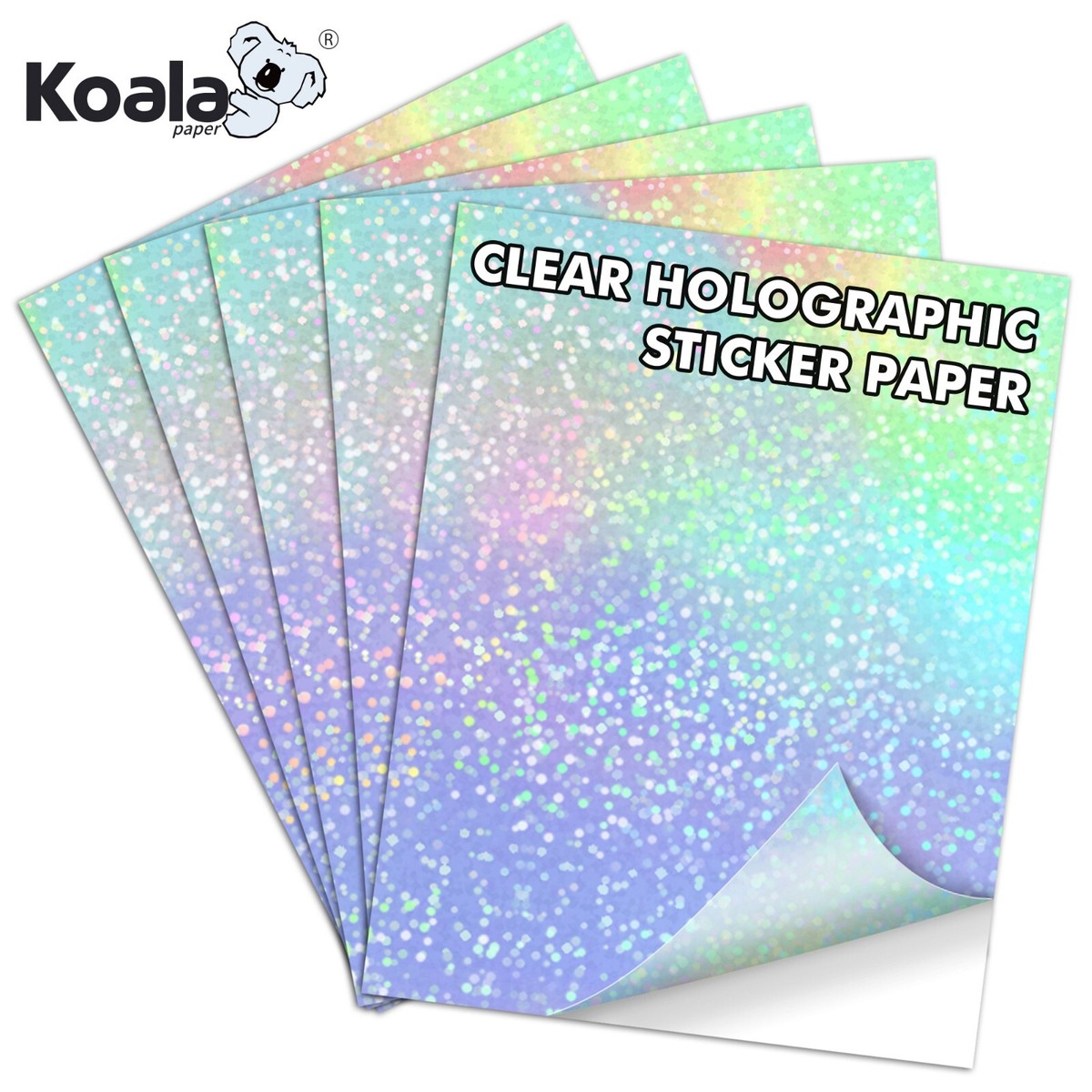 clear printable sticker paper