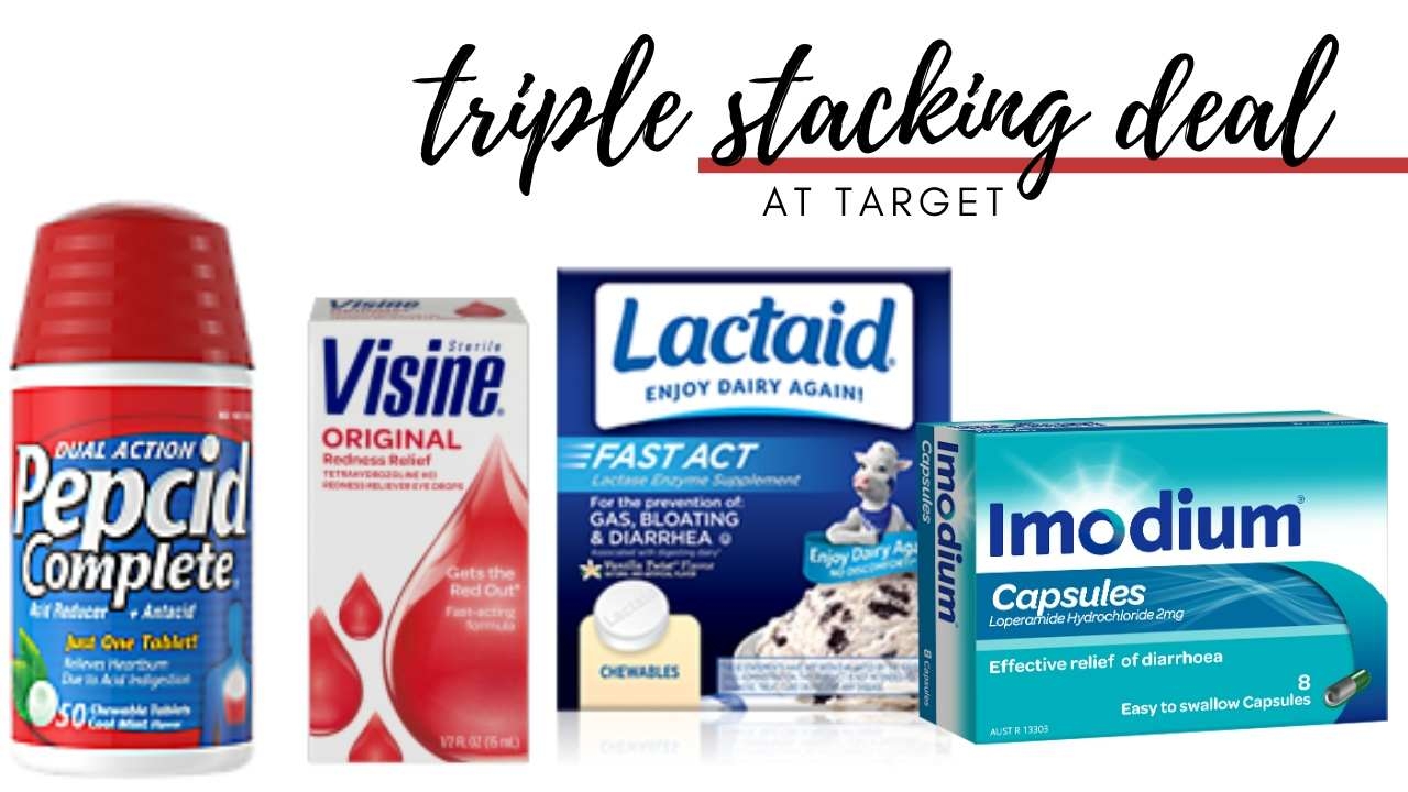 Lactaid Imodium Pepcid 10 Rebate 5 Target Gift Card Southern Savers