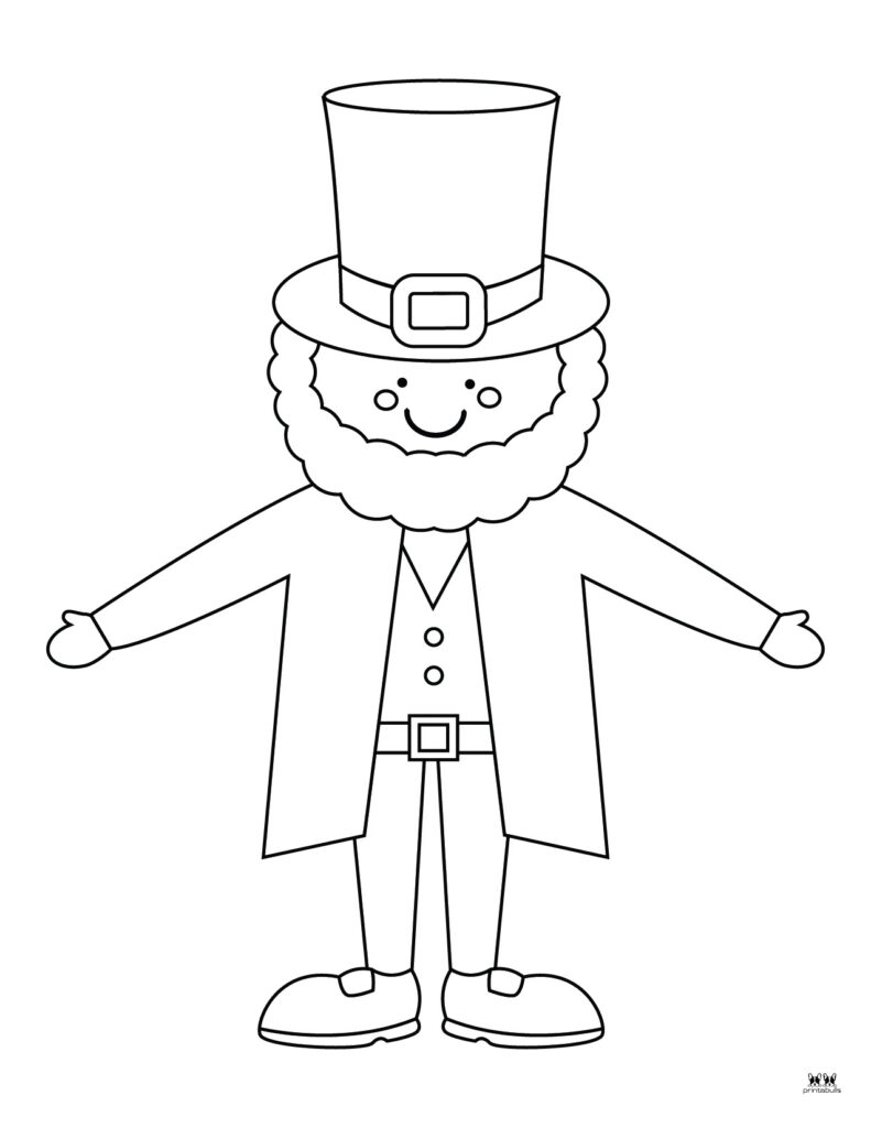 printable leprechaun template