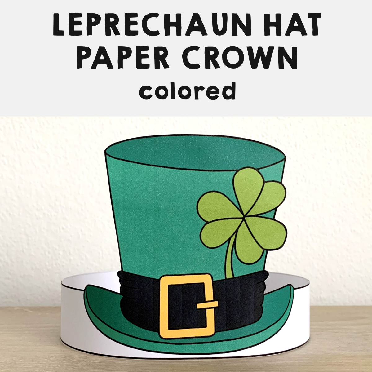 printable leprechaun hat template