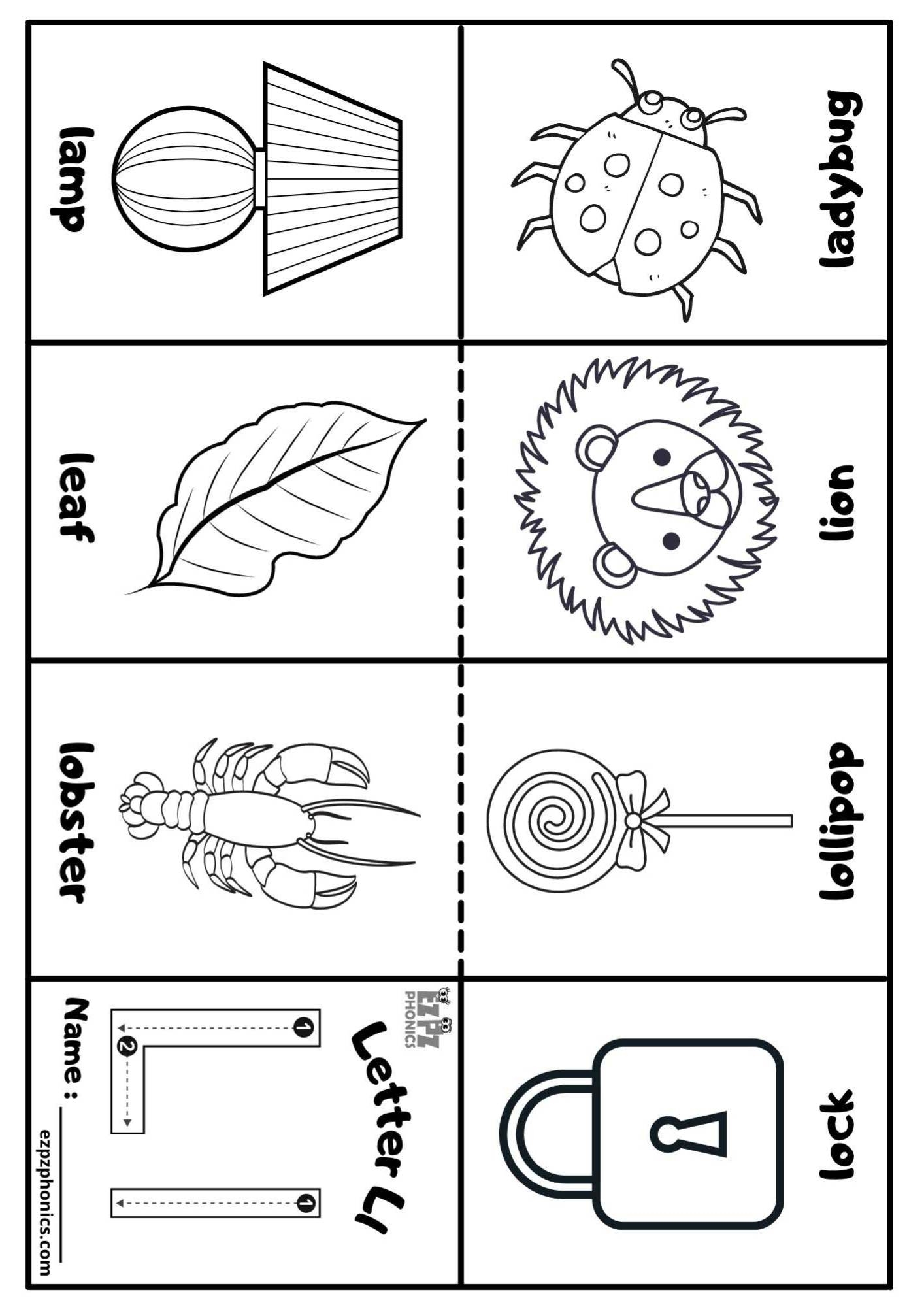 letter l printable