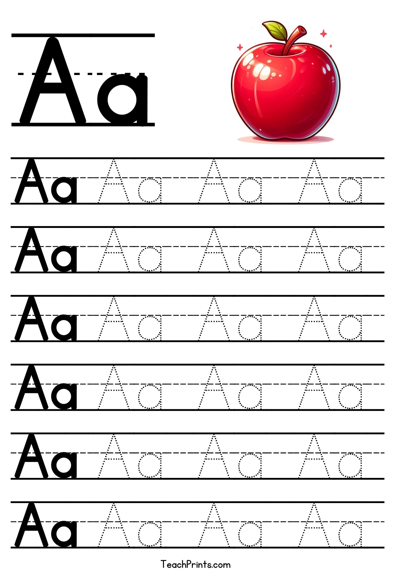 printable tracing letters