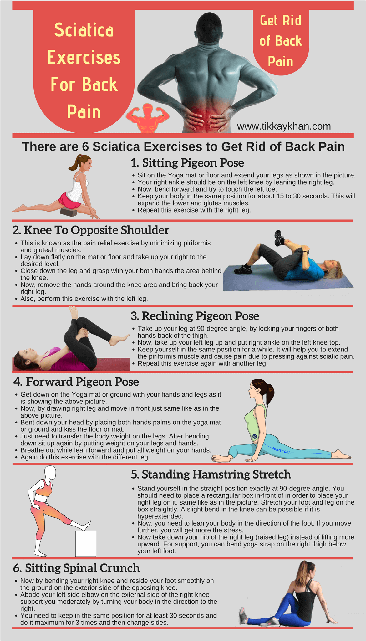 Lower Back Lower Body Stretches Pdf Printable Spine Exercises At Home Lower Back Strengthening