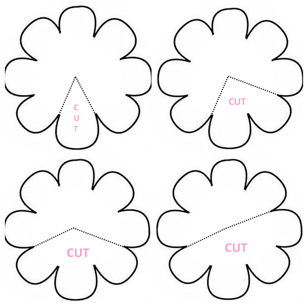 rose template printable