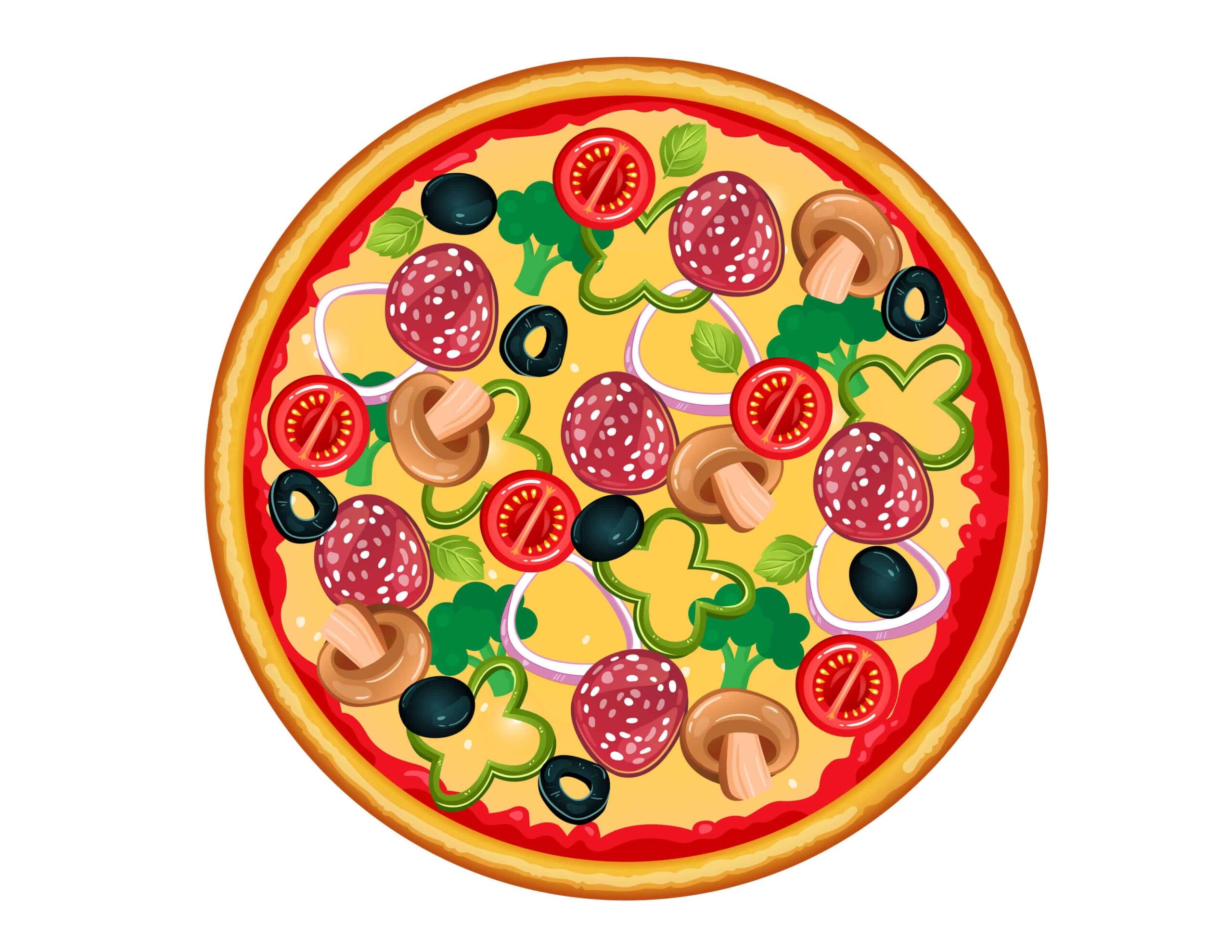 Make A Pizza Printable Pizza Toppings Cutouts Mrs Merry