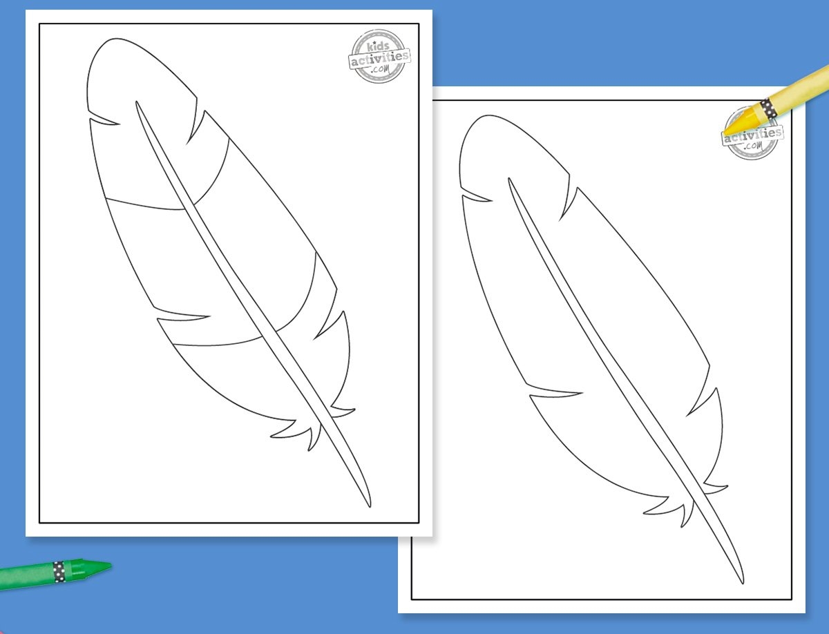 printable turkey feather template