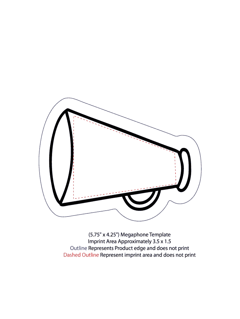 Megaphone Template Fill Out Sign Online DocHub