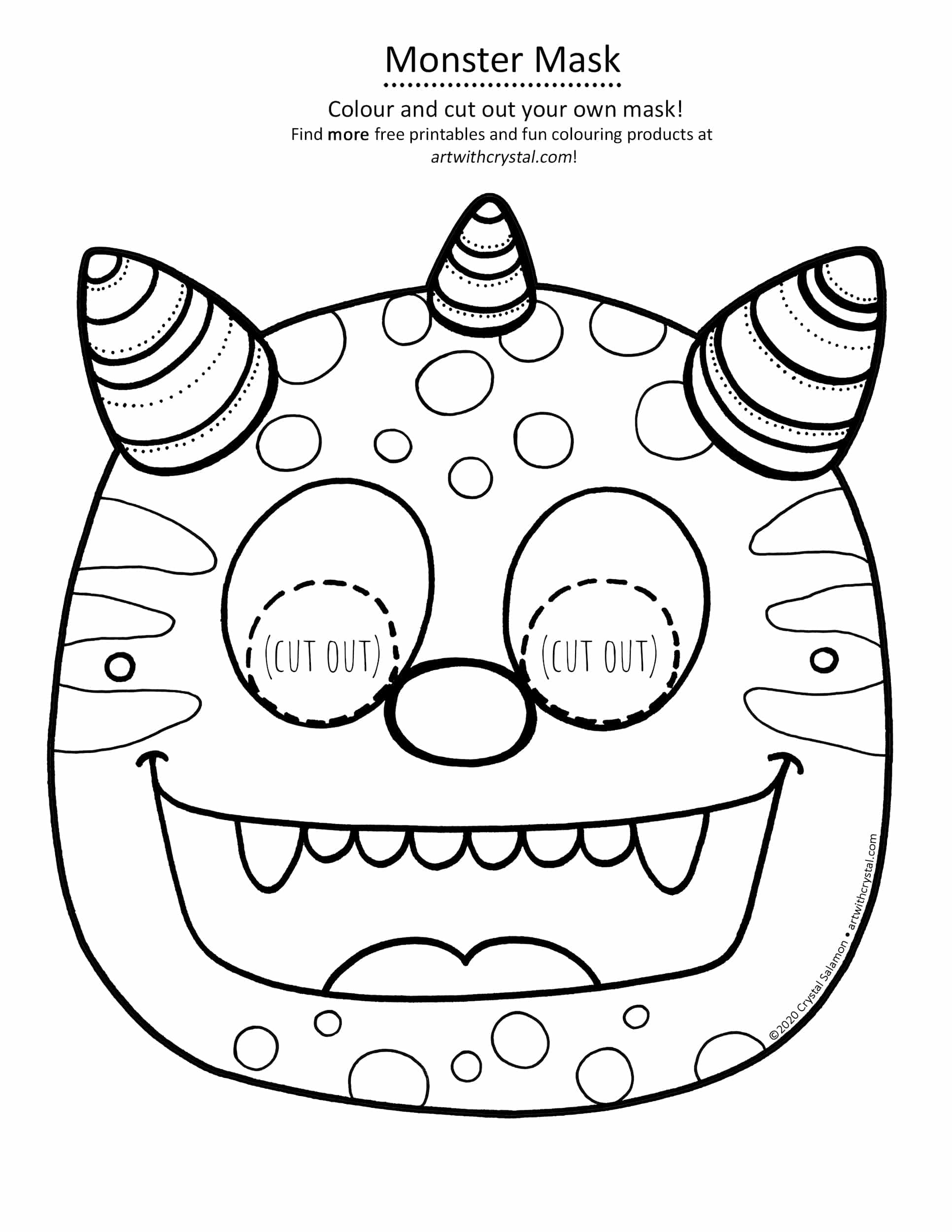 free printable masks pdf