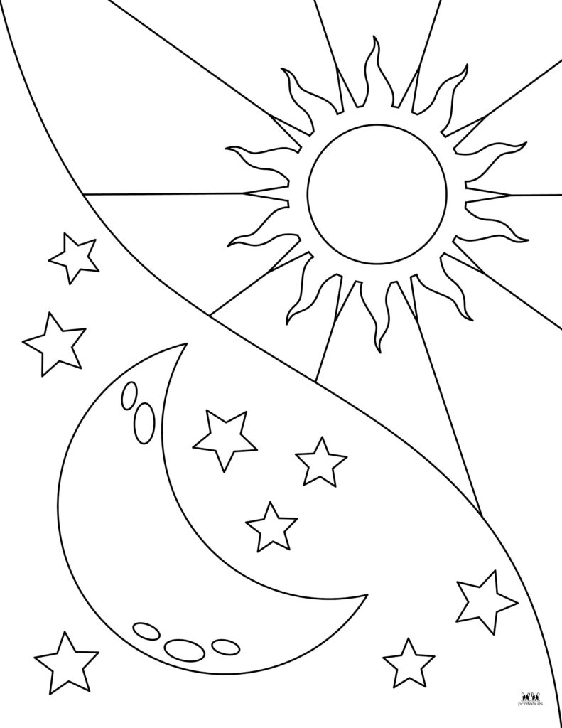 moon template printable