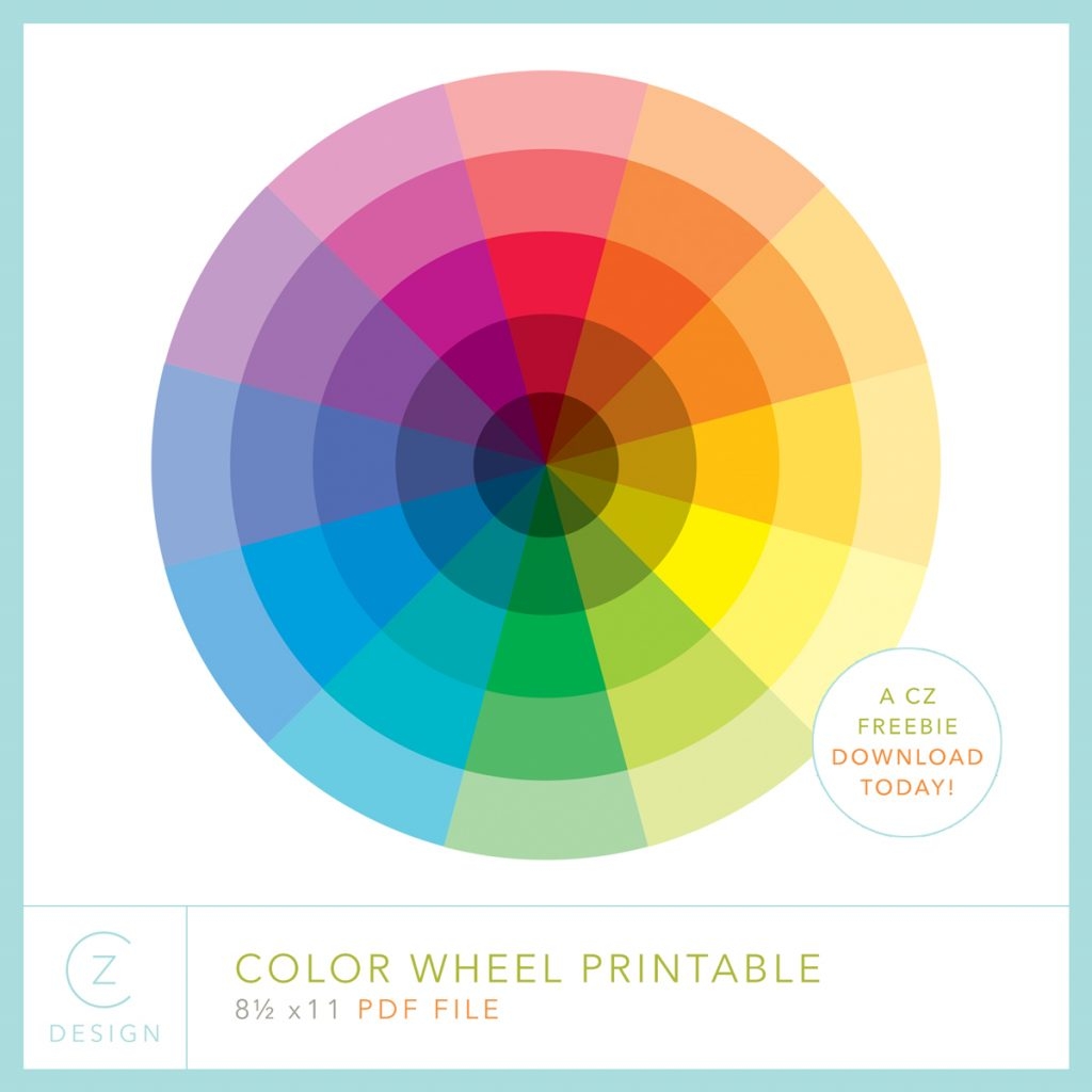 printable color wheel pdf