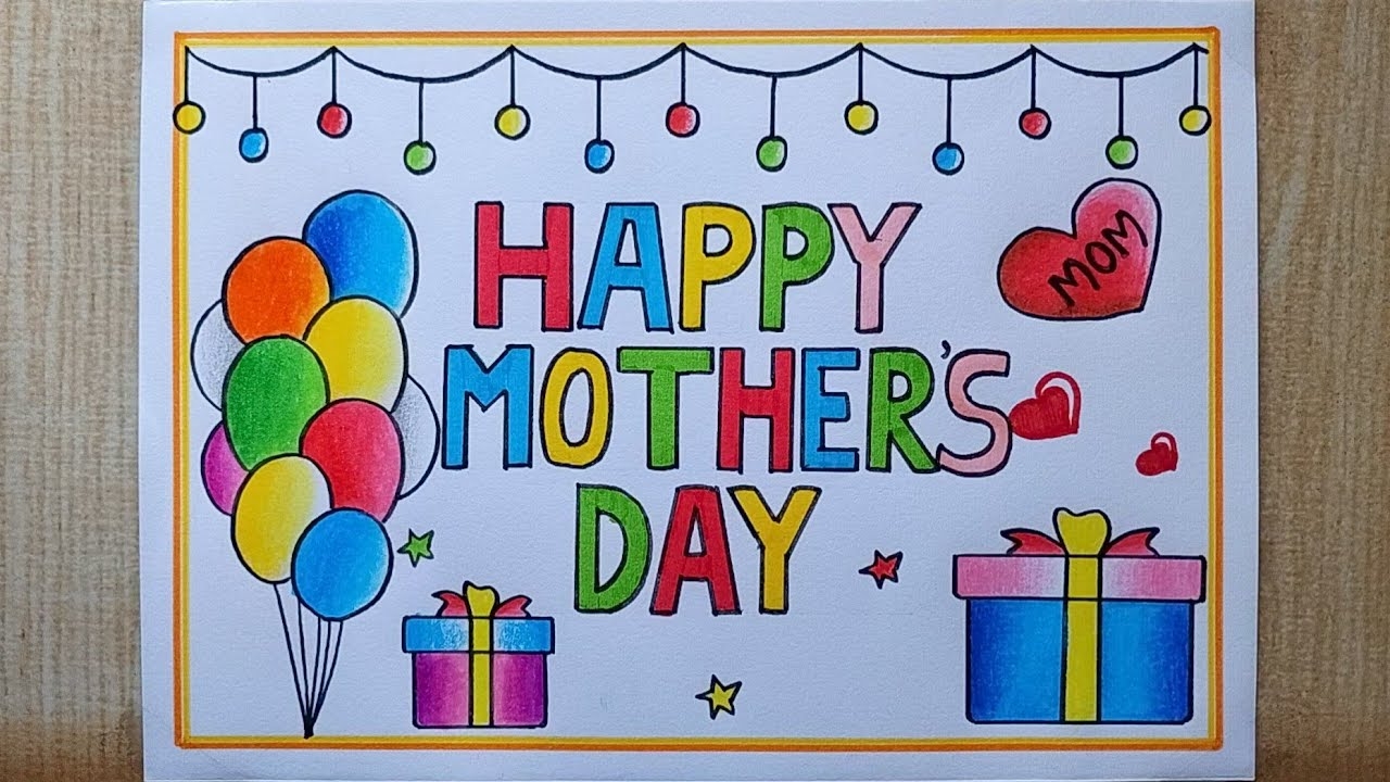 happy mothers day drawing