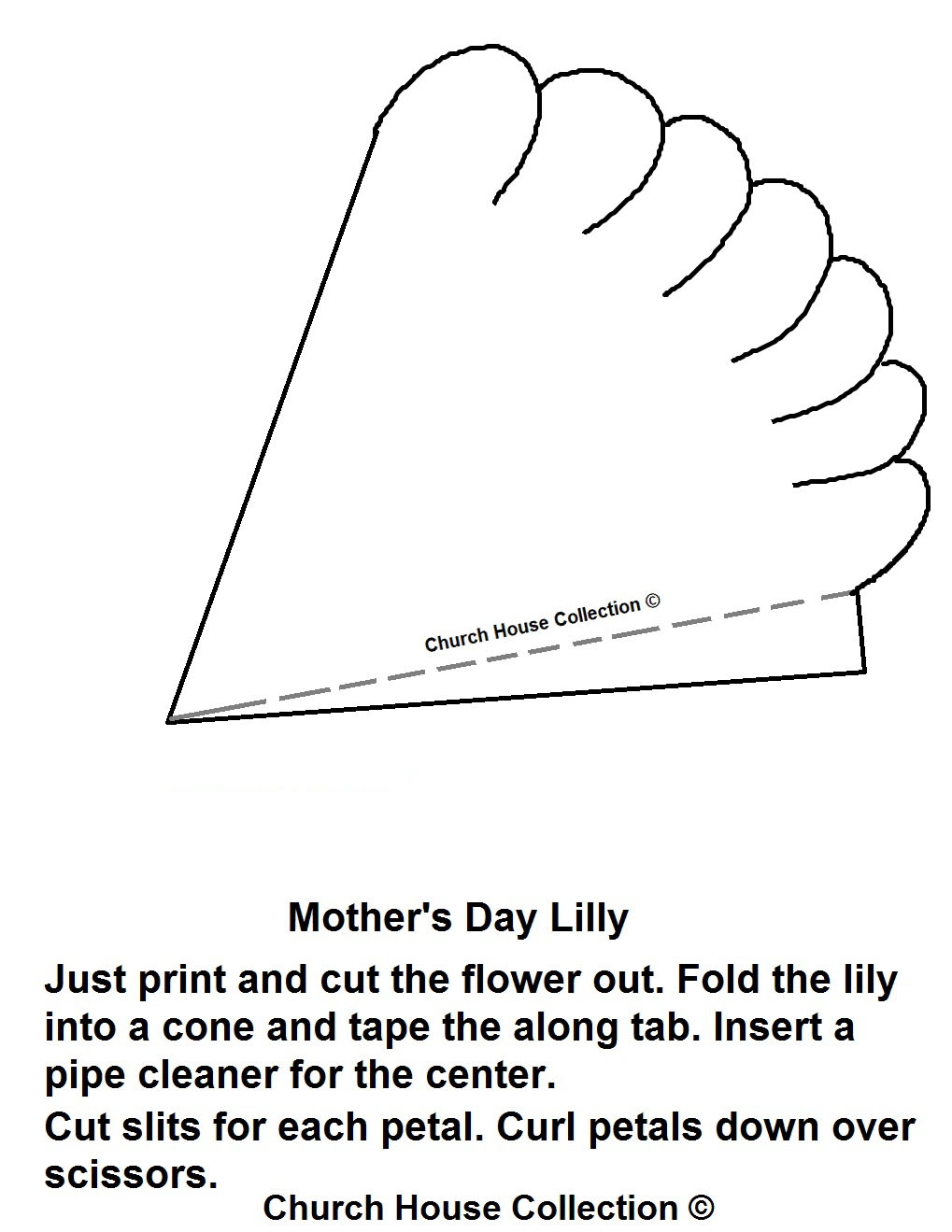 Mother s Day Lily Craft